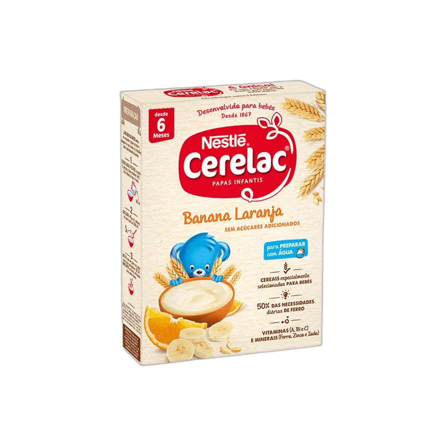 Cerelac Papa Lact Banan/Laranja 250 g