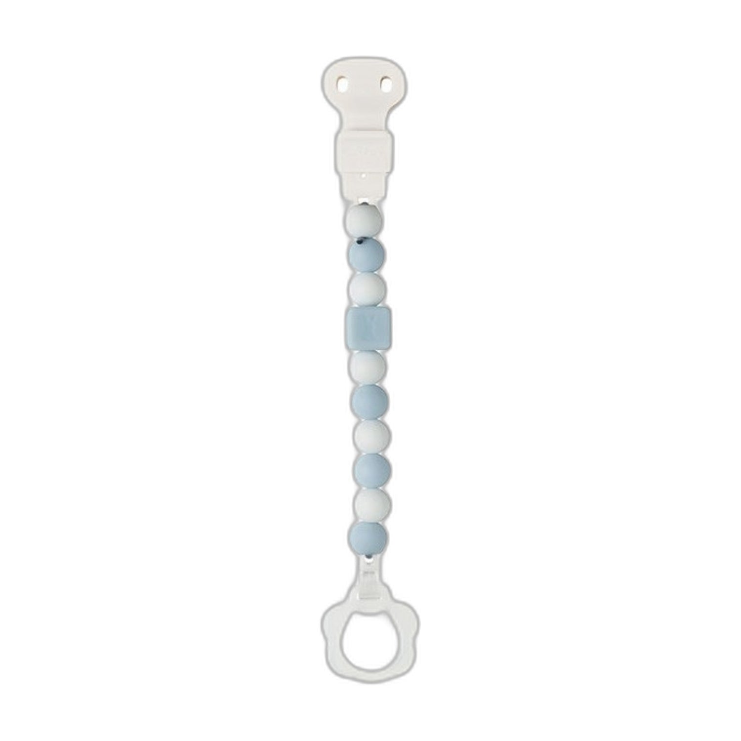 Nattou Corrente Chupeta Silicona Azul Claro