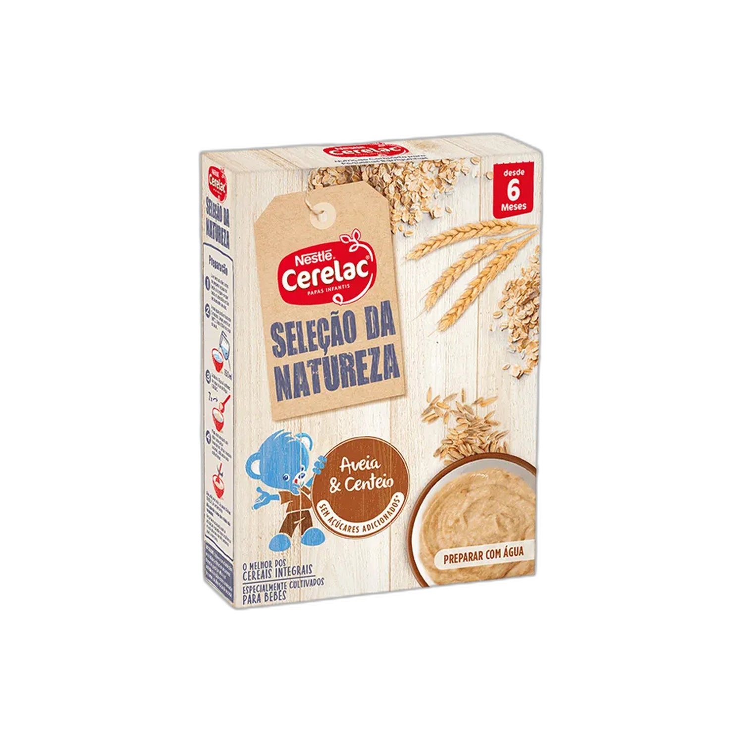 Cerelac Sel Nat Papa Aveia/Centeio 240 g