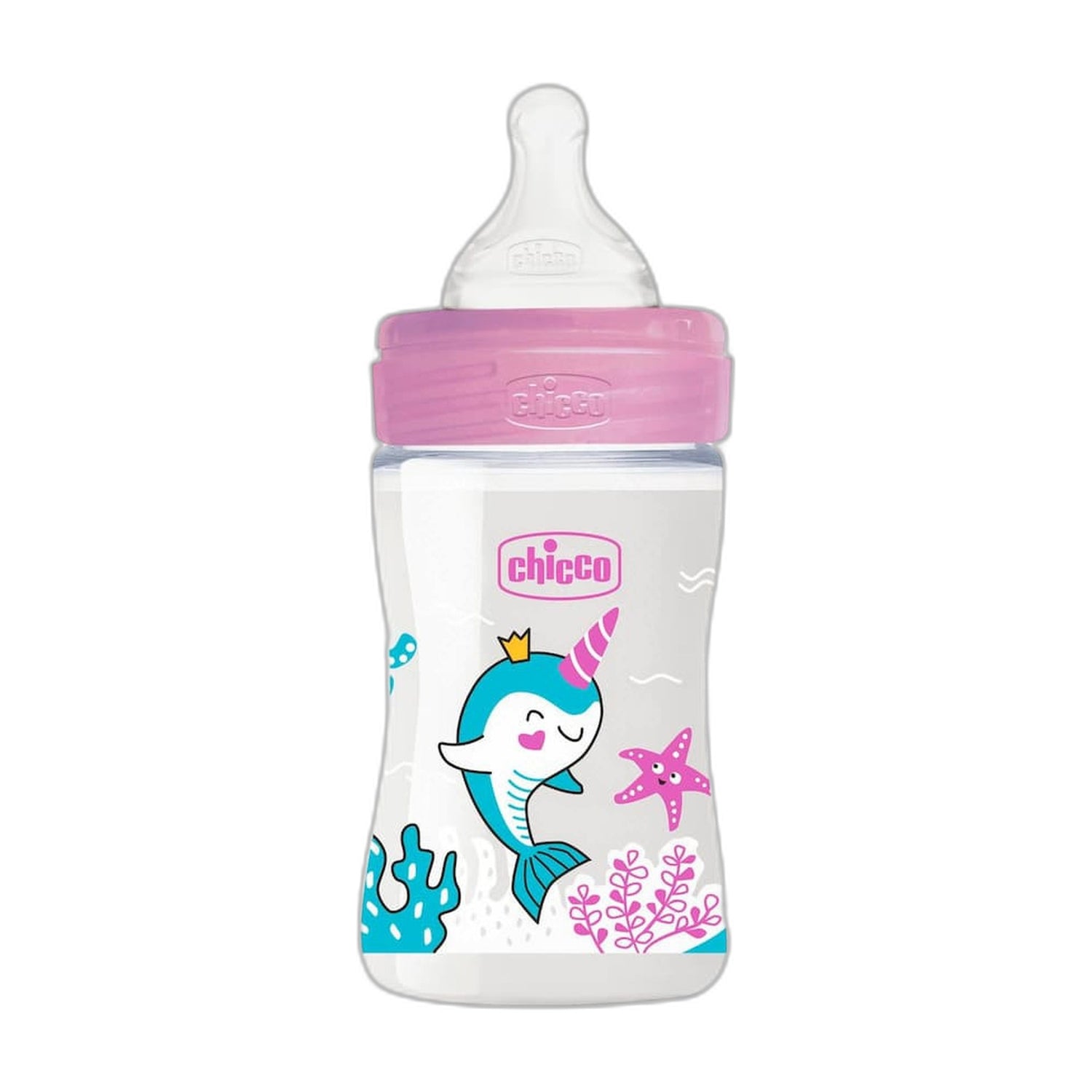 Chicco Biberão Bn Girl Tetina Borracha 150 ml