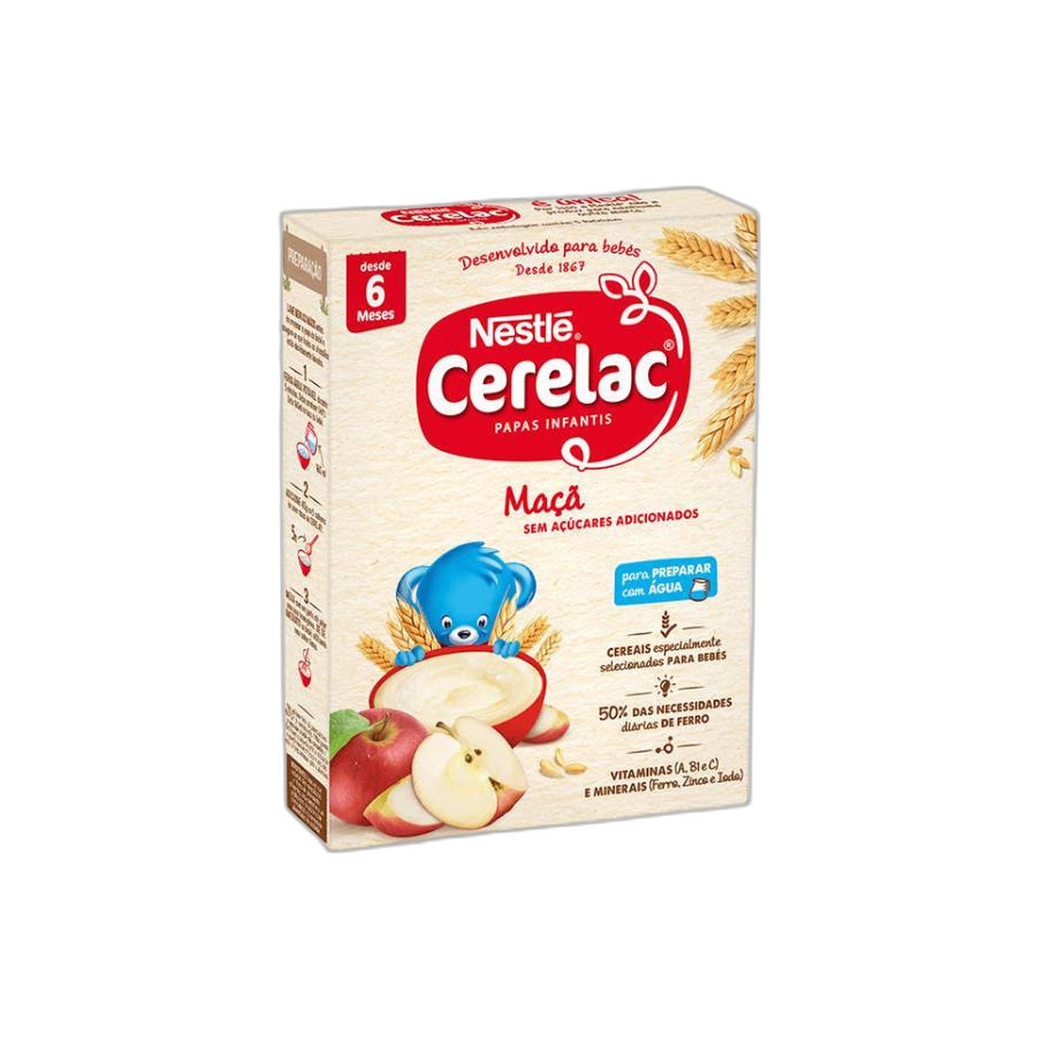 Cerelac Papa Lact Maçã 250 g 6M+