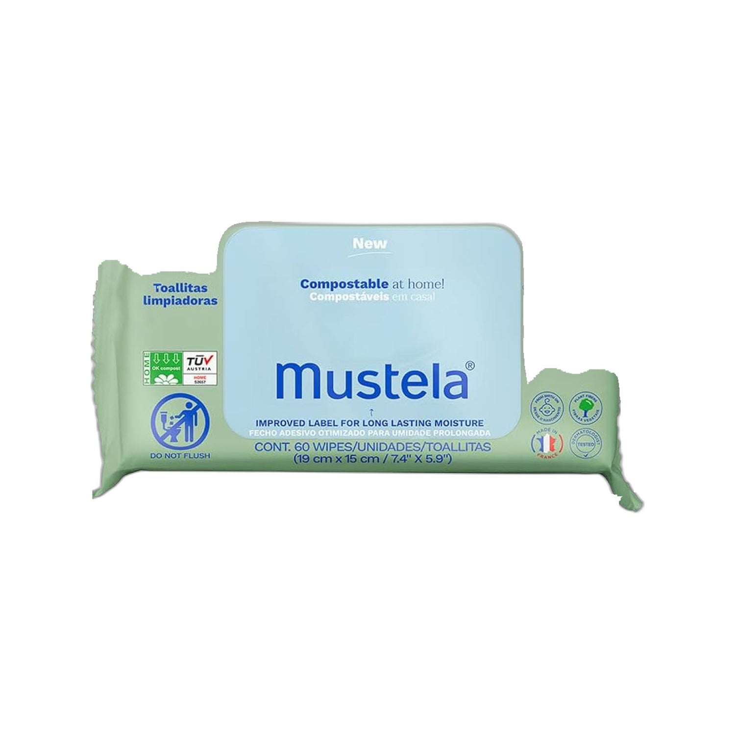Mustela Toalhetes Limpeza Perfume 60 Unidades