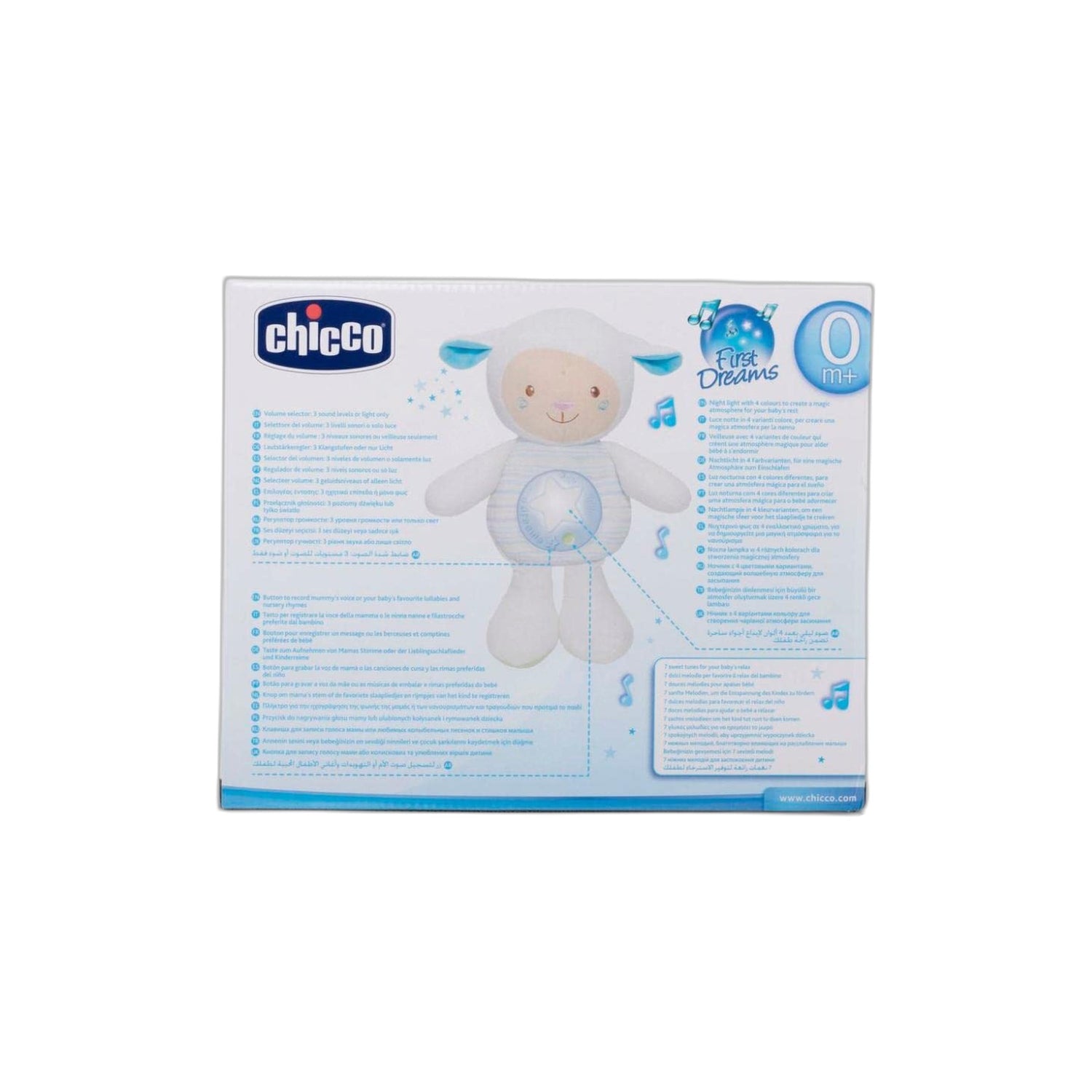 Chicco Ovelha First Dreams Azul 0m+