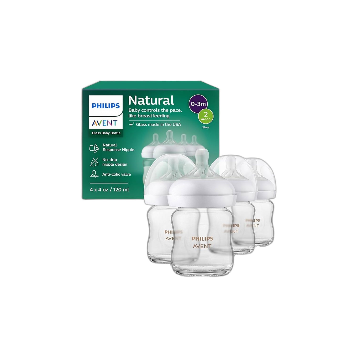 Philips Avent Biberão Natural Vidro 120 ml