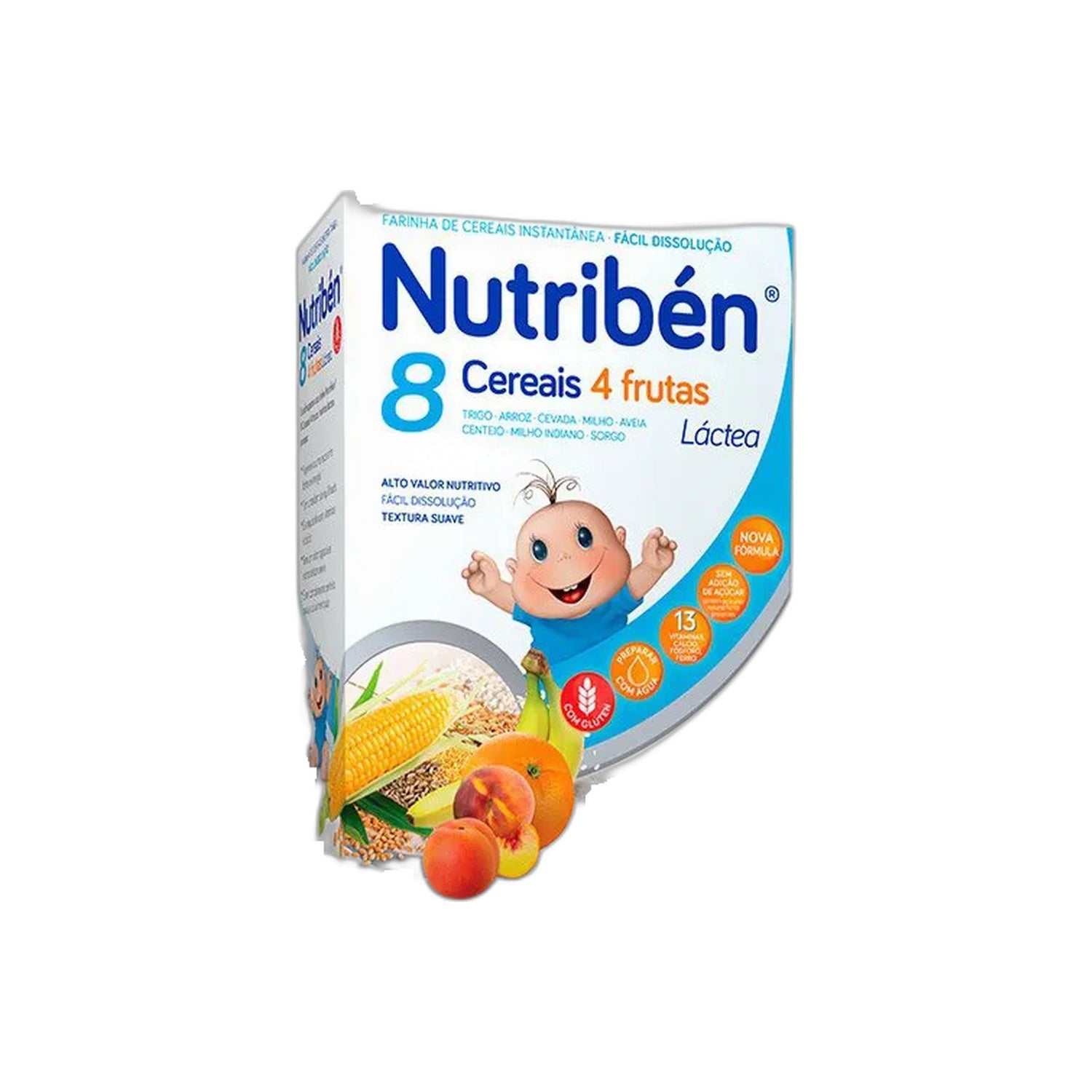 Nutribén Farinhas 8 Cereais 4 Frutas 300 g