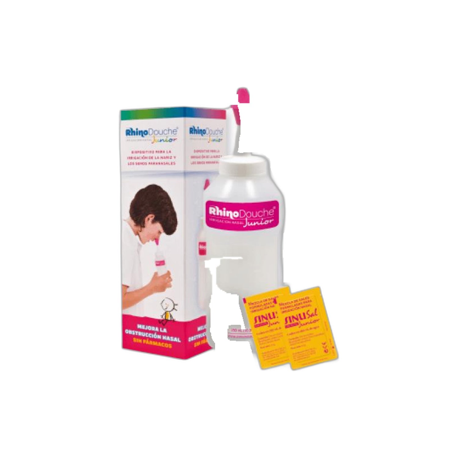 Rhinodouch Junior Sistema Lavagem Nasal + 5 Saquetas