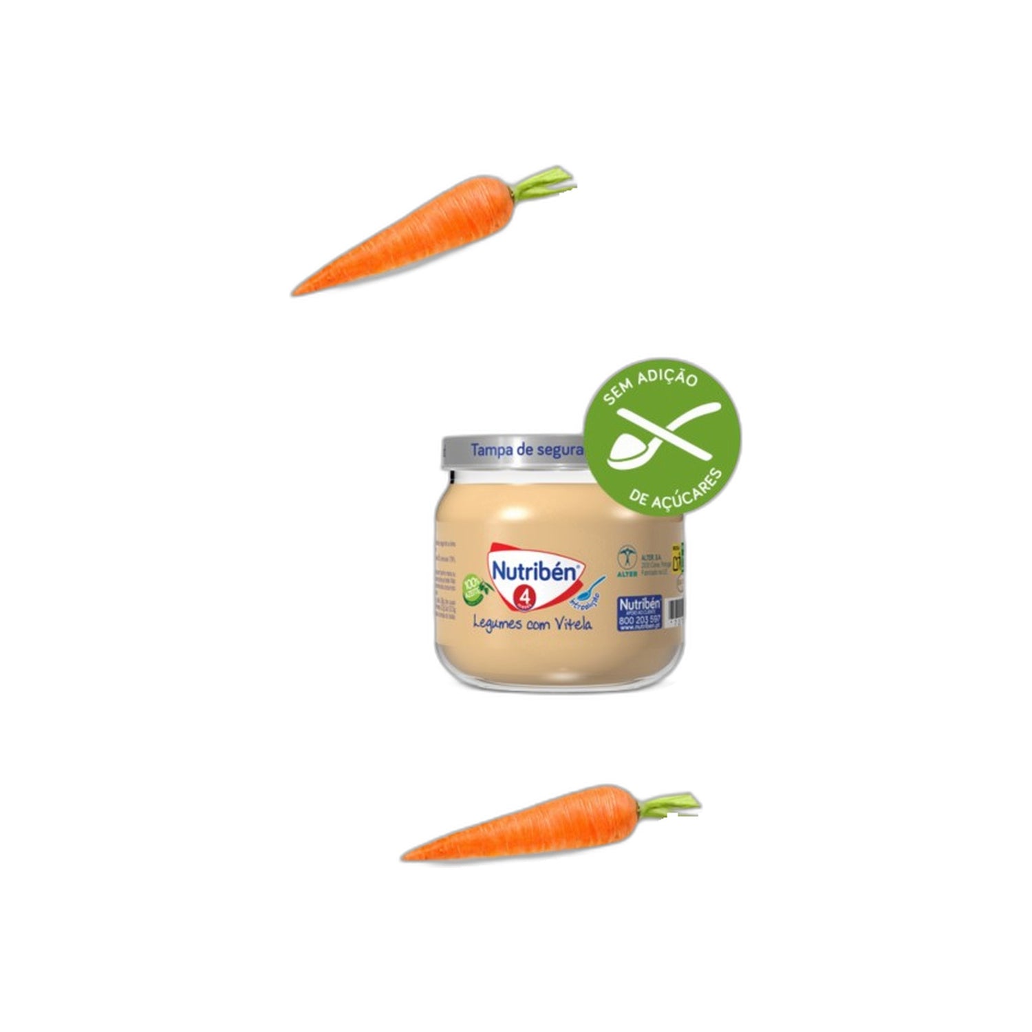 Nutriben Bio 4 Boião Legumes Vitela 235 g