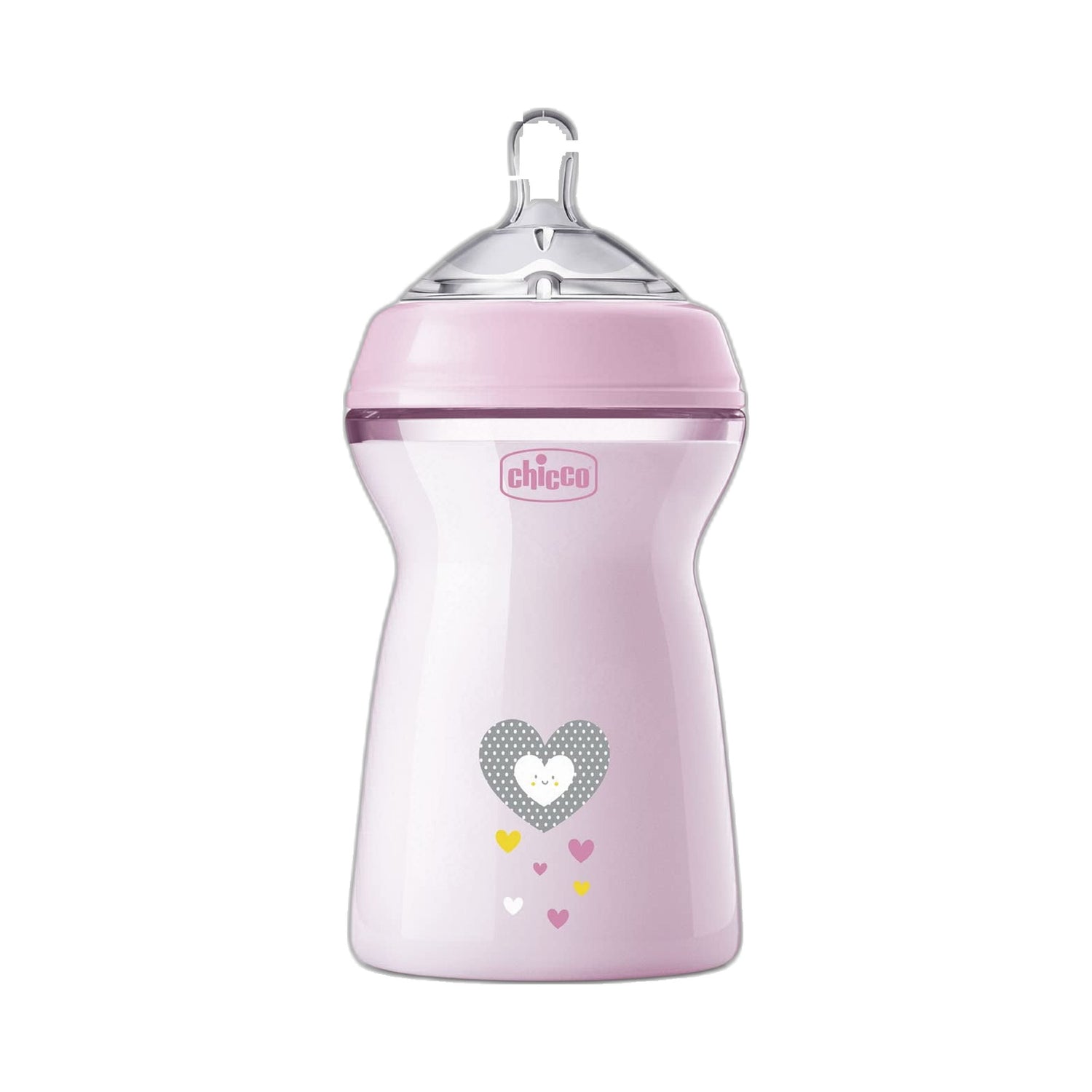 Chicco Biberão Natural Feeling Rosa 330 ml 6m+
