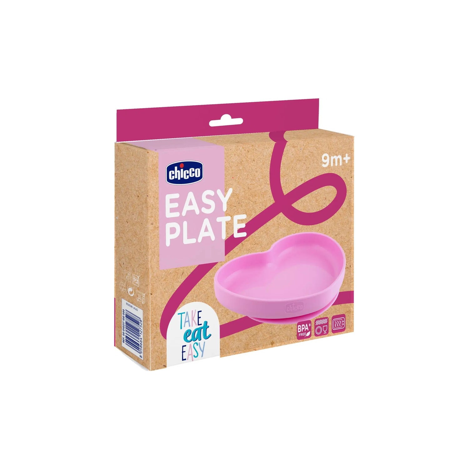 Prato Easy Plate Rosa 9M+