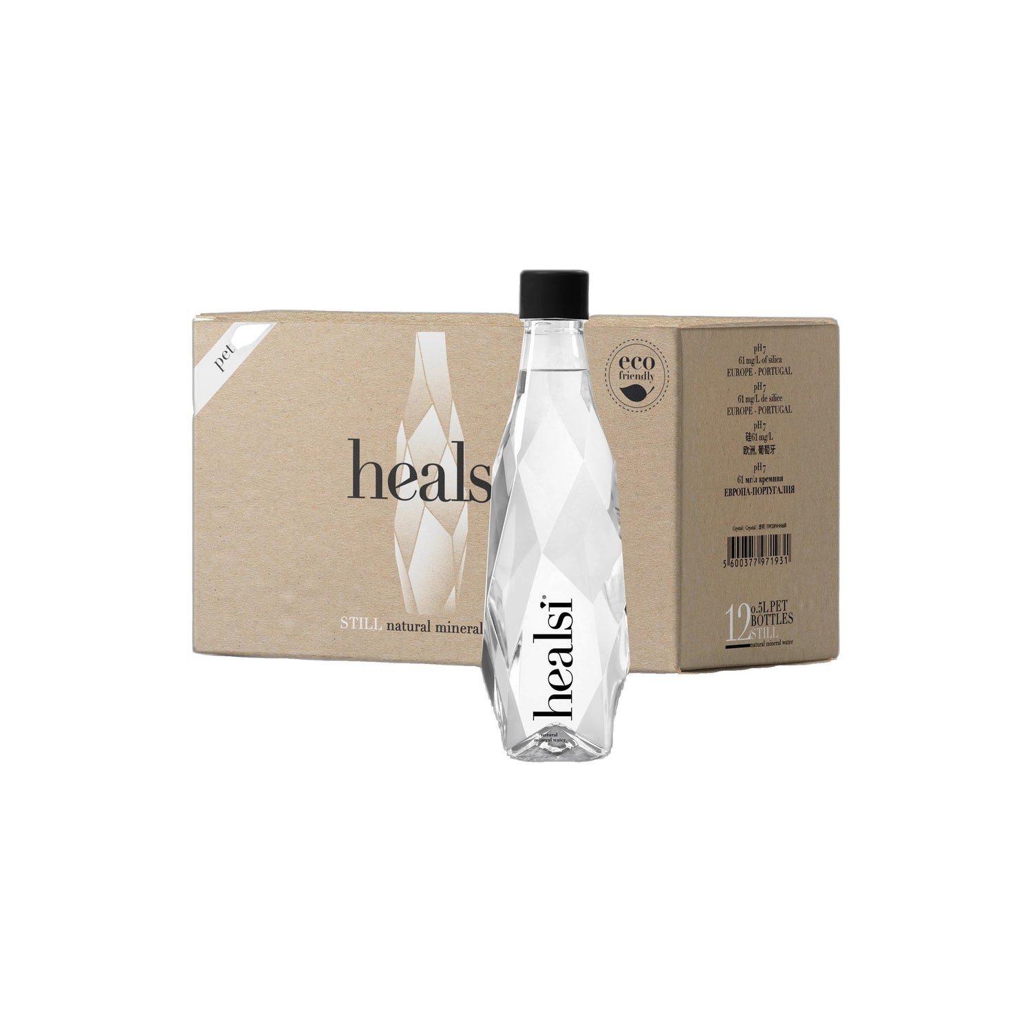 Água Mineral Natural Healsi Cristal 1 l
