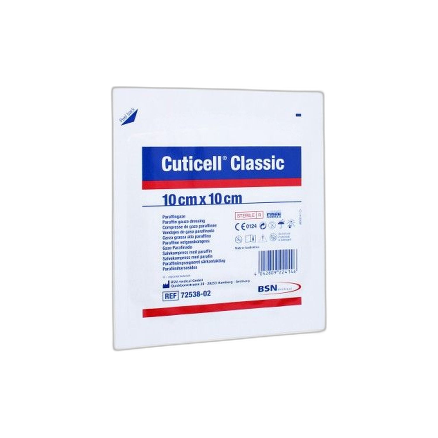 Cuticell Classic Compressas de Gaze Parafinada 10x10 cm 5 Unidades
