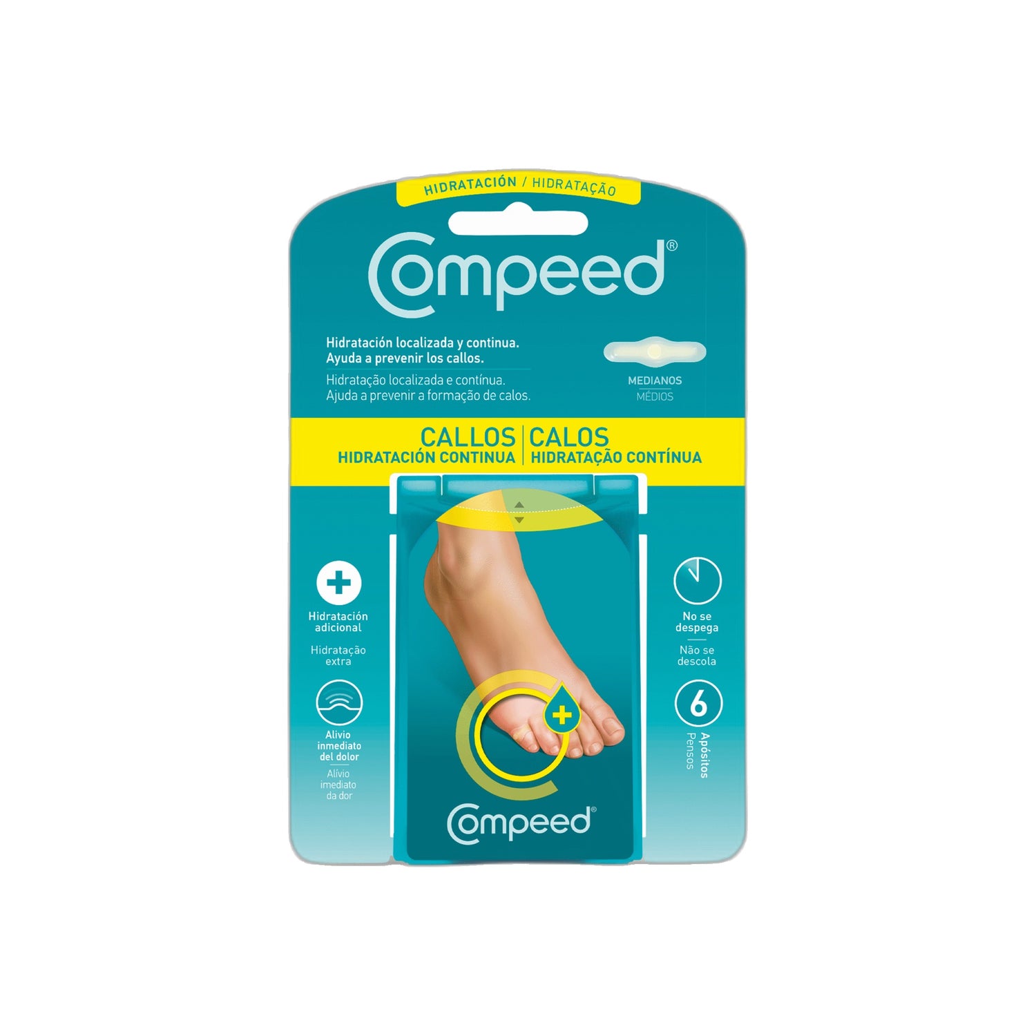 Compeed Penso para Calos Hidratante 6 Unidades