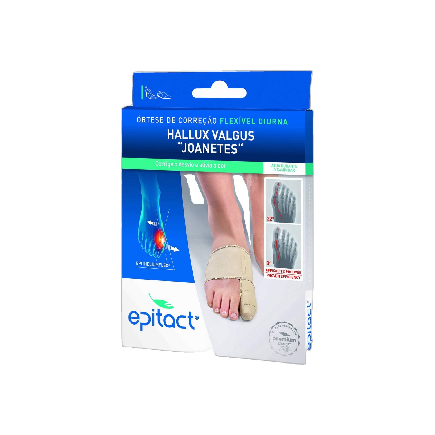 Epitact Órtese de Correção Hallux Valgus Diurna Tamanho S