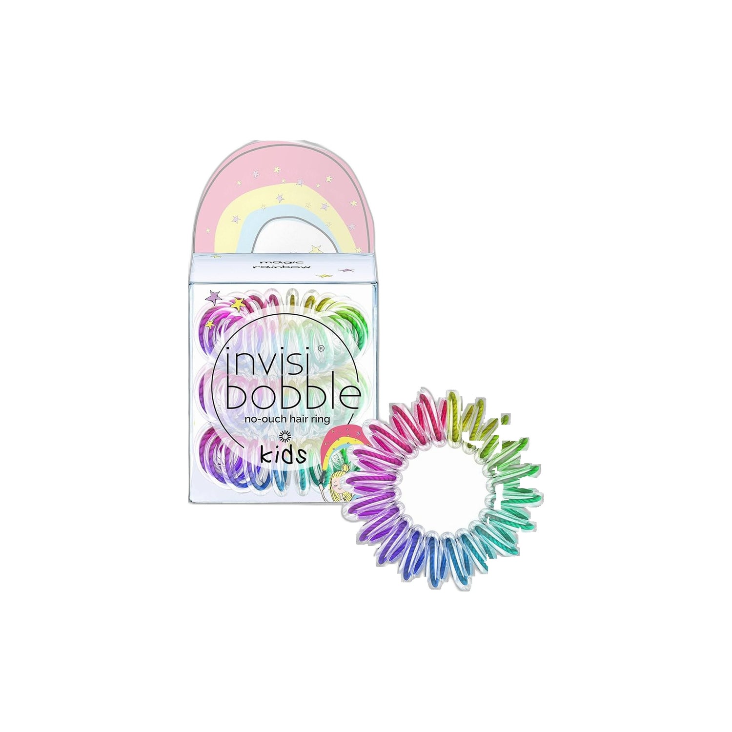 Invisibobble Elástico de Cabelo Kids Rainbow 3 Unidades