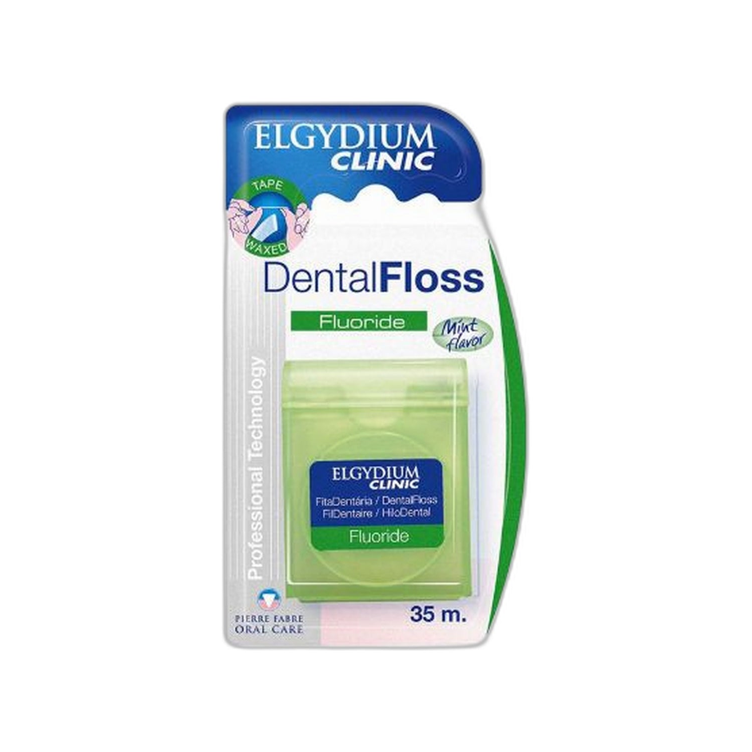 Elgydium Clinic Fita Dentária Flúor e Menta 35 m