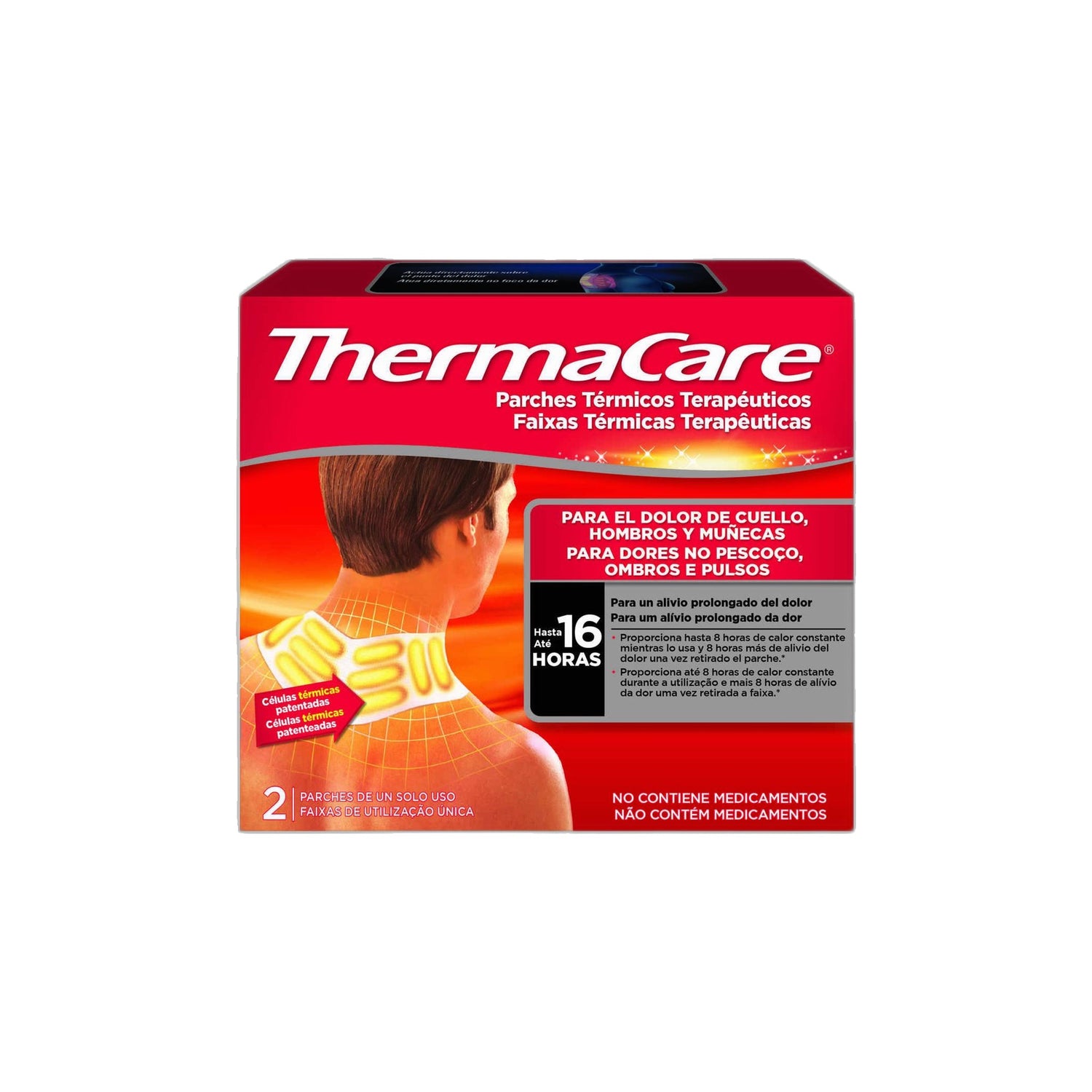 Thermacare Faixa Térmica Pescoço e Ombros 2 Unidades