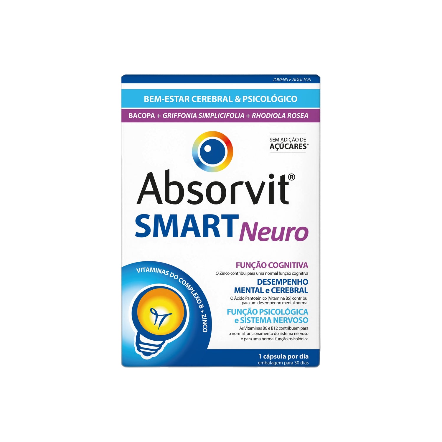 Absorvit Smart Neuro 30 Cápsulas