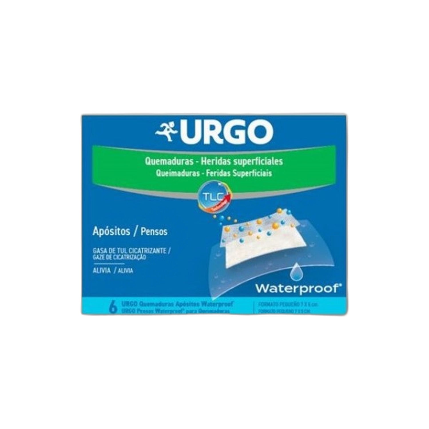 Urgo Queimaduras Penso Waterproof 6 Unidades