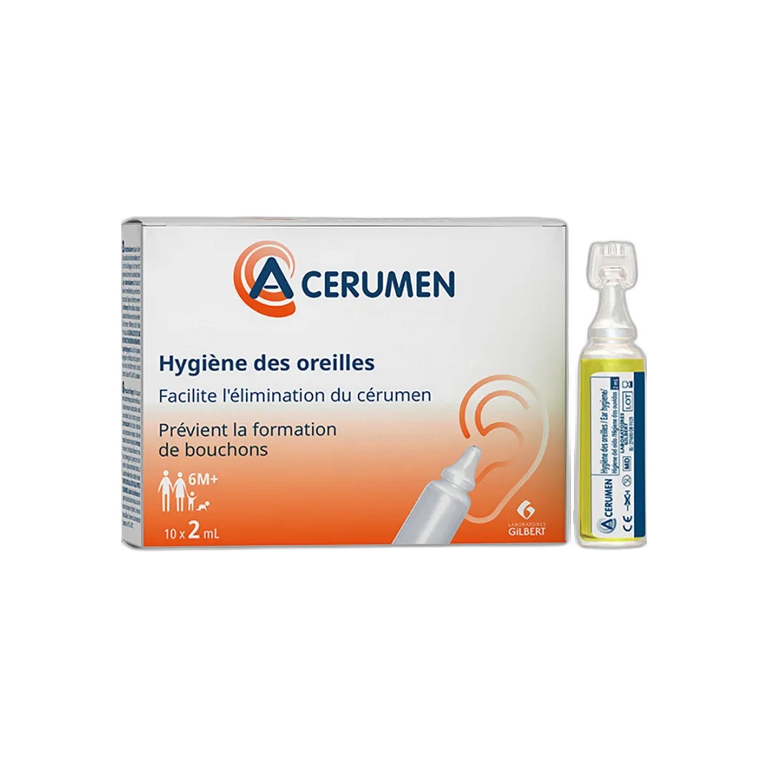 A-Cérumen Solução de Higiene Auricular 10x2 ml