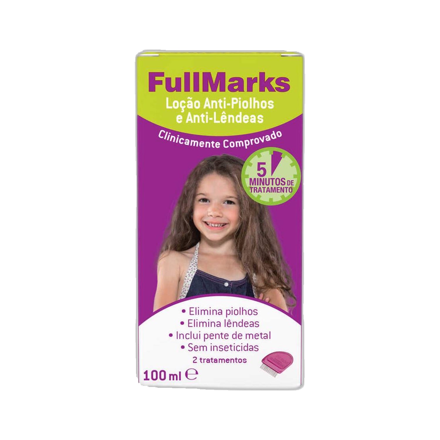Fullmarks Loção Anti-Piolhos e Lendeas 100 ml