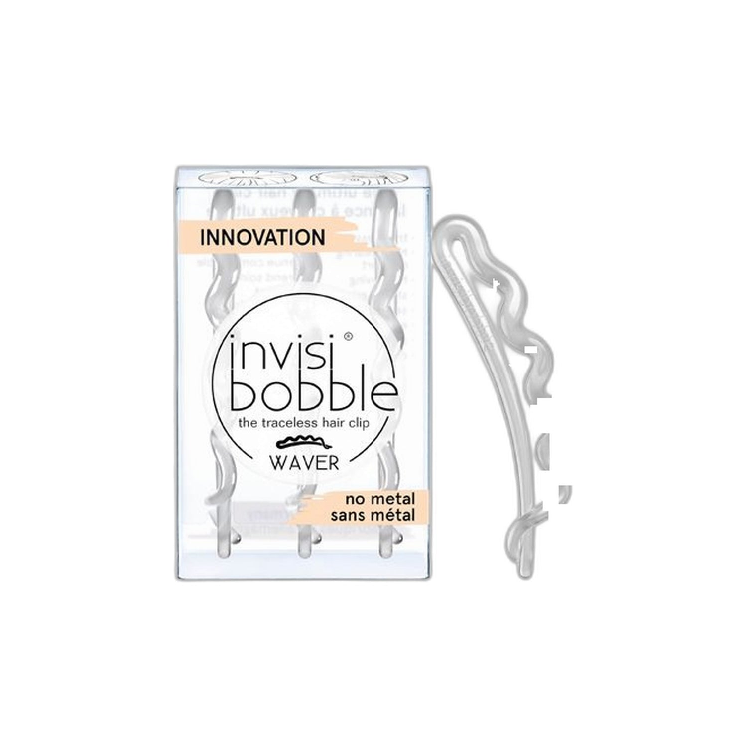 Invisibobble Gancho de Cabelo Waver Transparente 3 Unidades