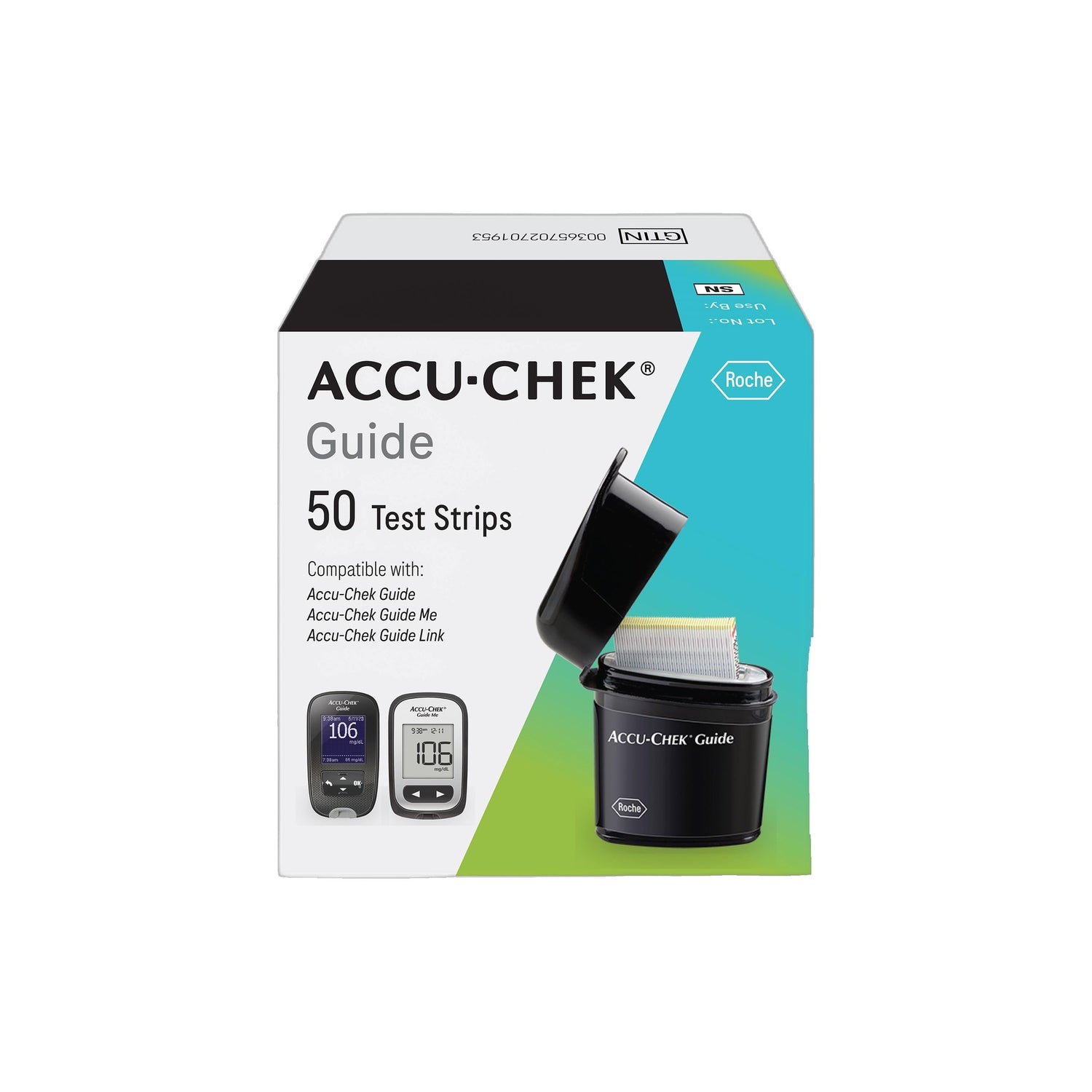 Accu-Chek Guide Tiras de Teste de Glicemia 50 Unidades