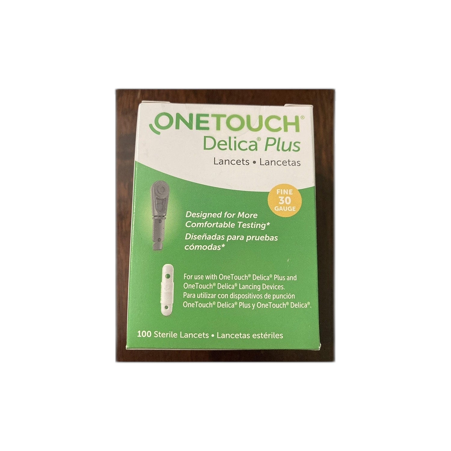 OneTouch Delica Plus Lancetas 30G 100 Unidades