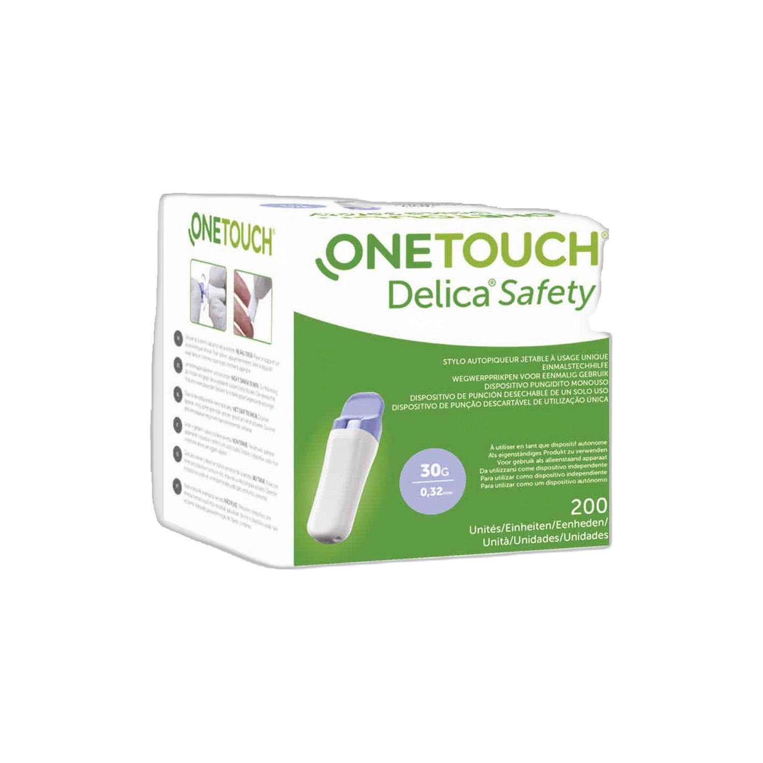 OneTouch Delica Safety Lancetas 200 Unidades