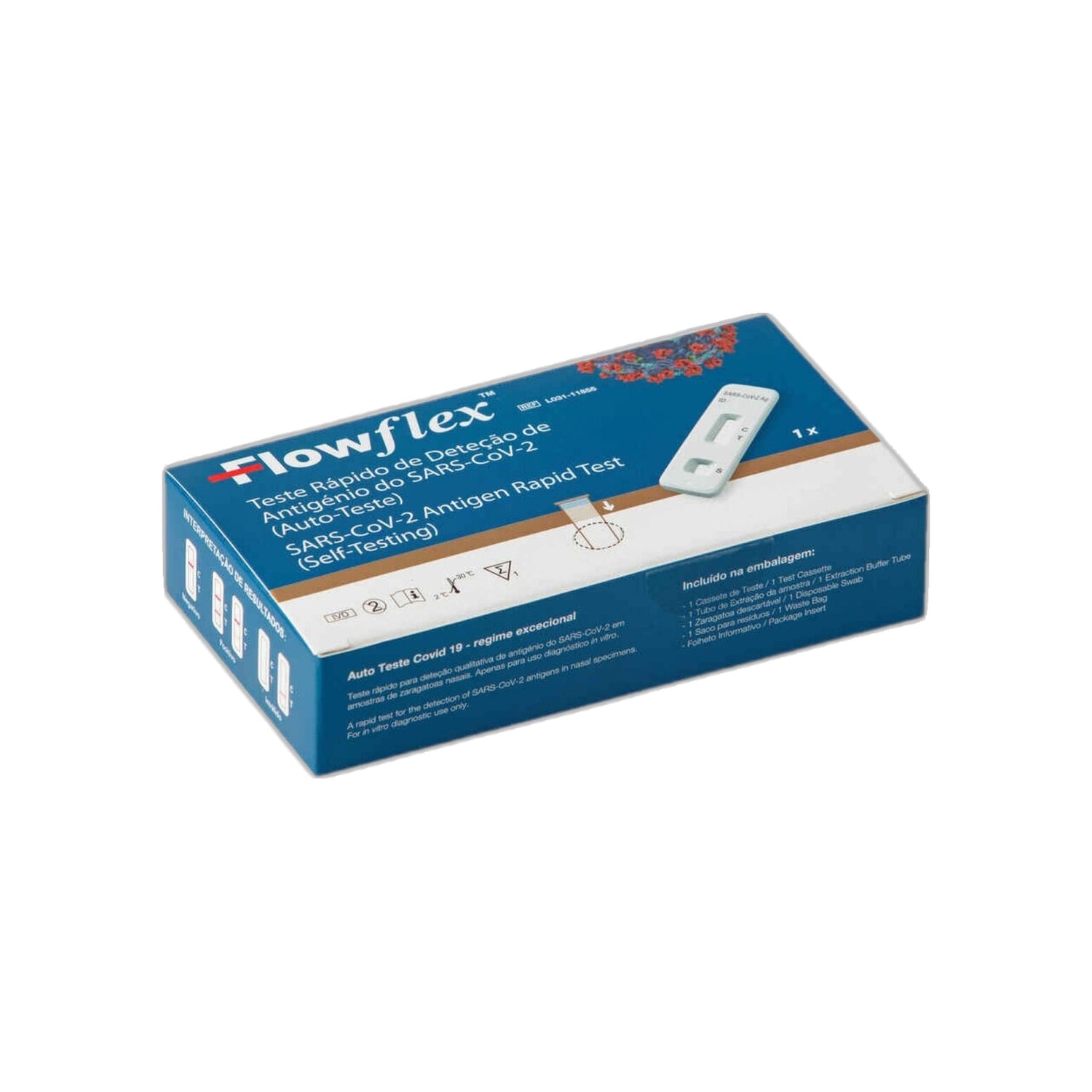 Flowflex Teste Rápido Antigénio SARS-CoV-2 1 Unidade