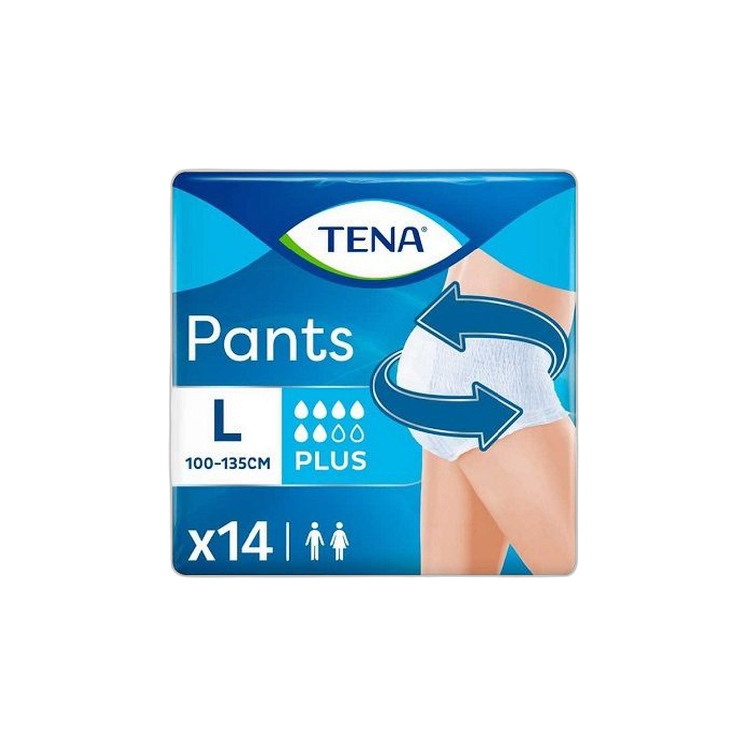 Tena Pants Cueca Grande 100-135 cm 14 Unidades