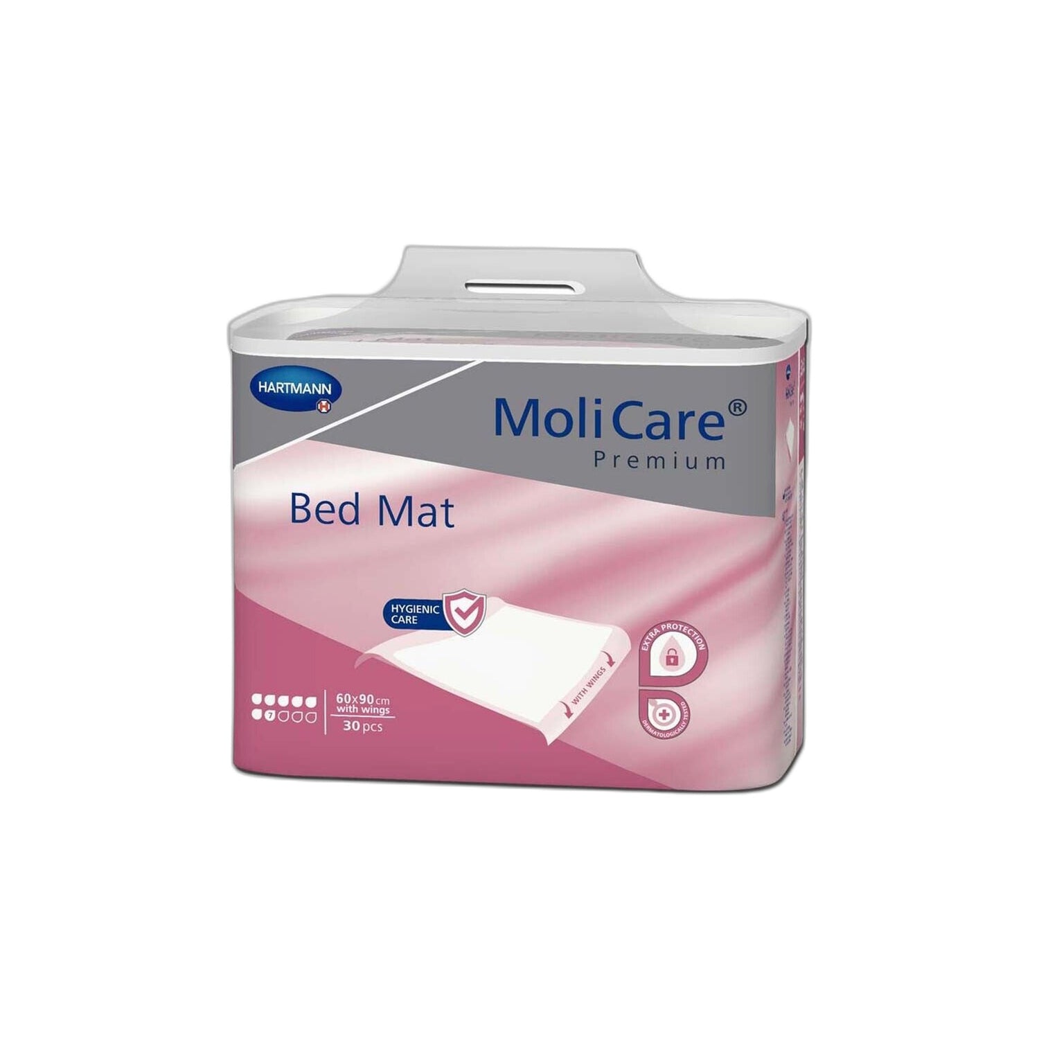 Molicare Bed Mat Resguardos com Abas 60x90 cm 30 Unidades
