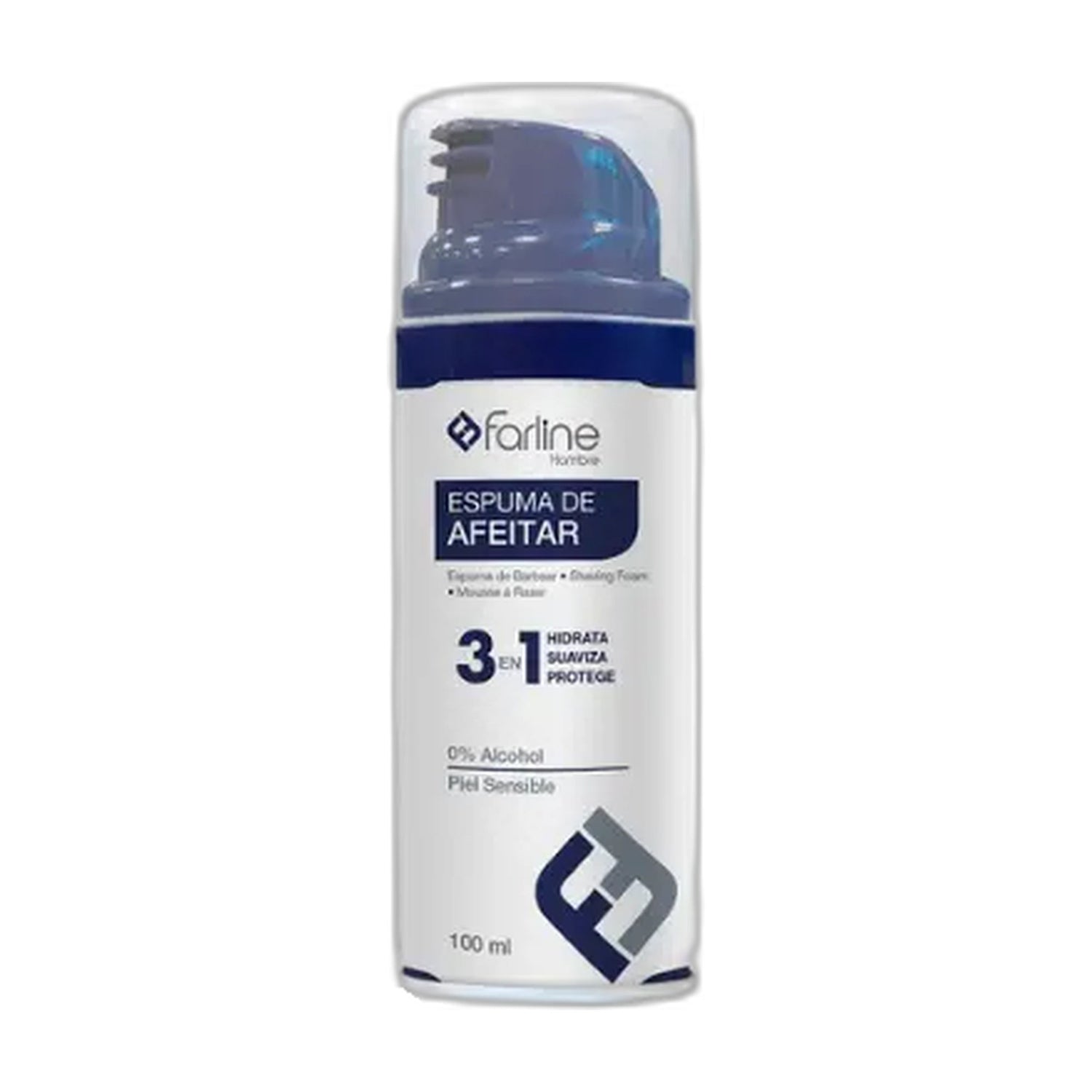 Farline Homem Espuma de Barbear Pele Sensível 100 ml