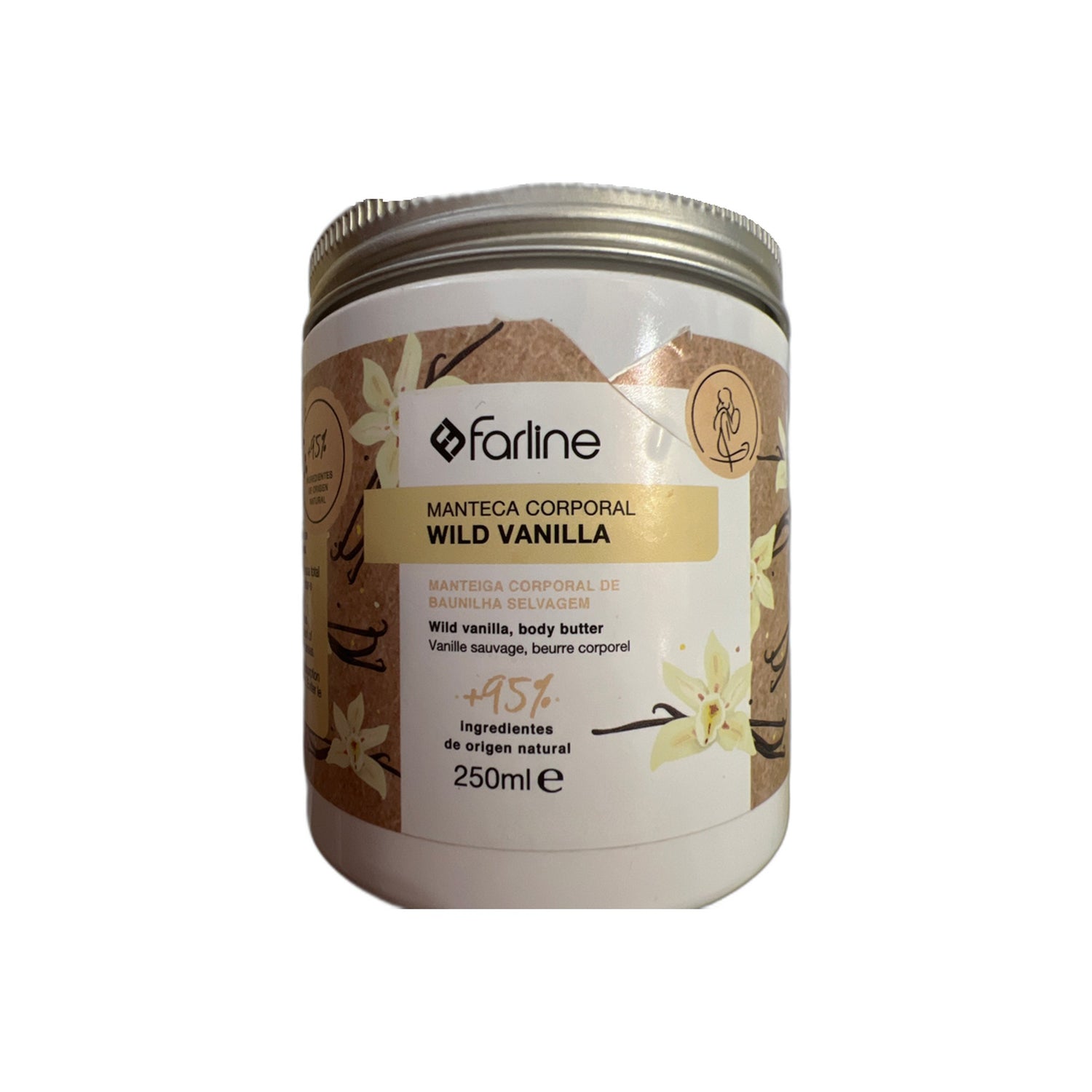 Farline Manteiga Corporal Baunilha Selvagem 250 ml