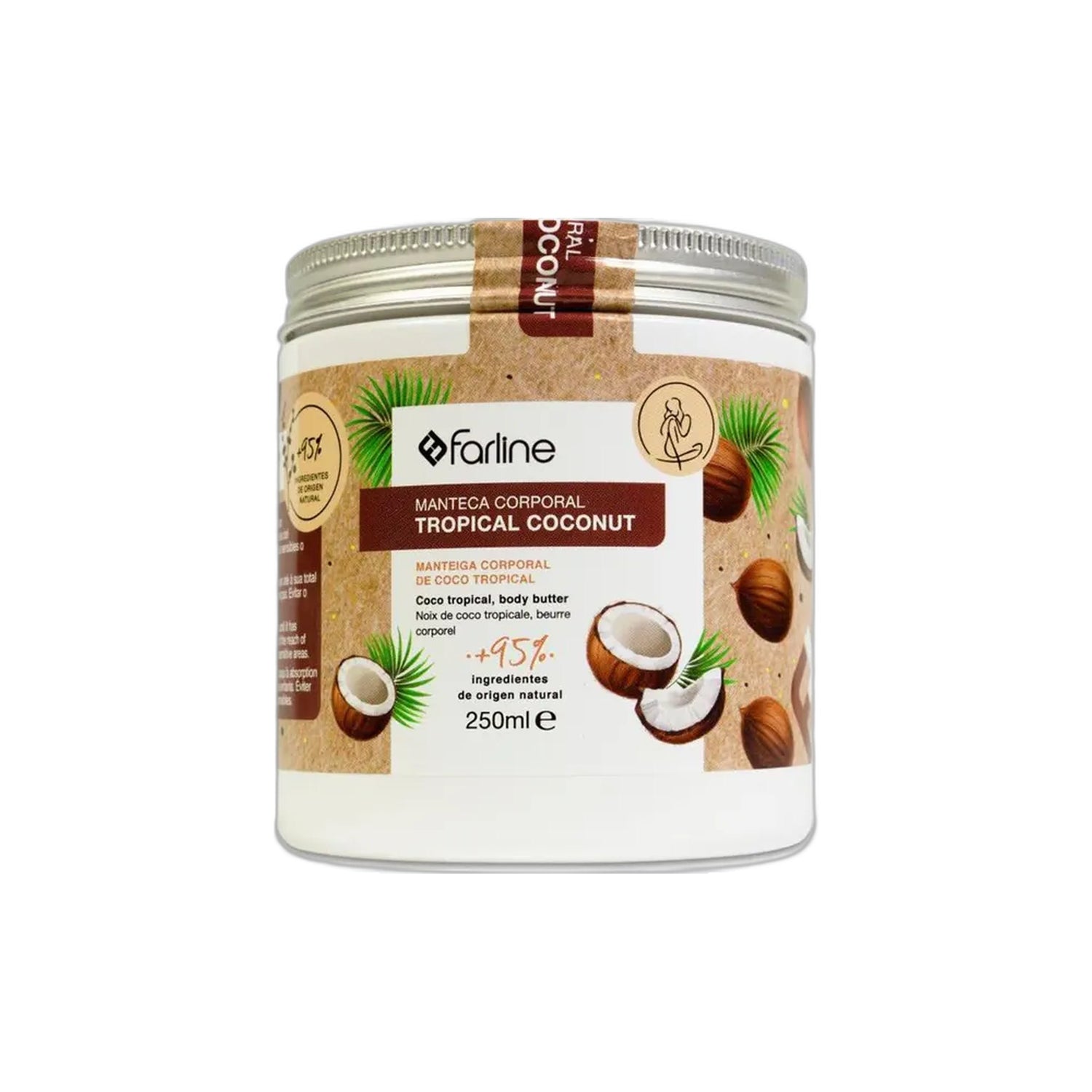 Farline Tropical Coconut Manteiga Corporal 250 ml