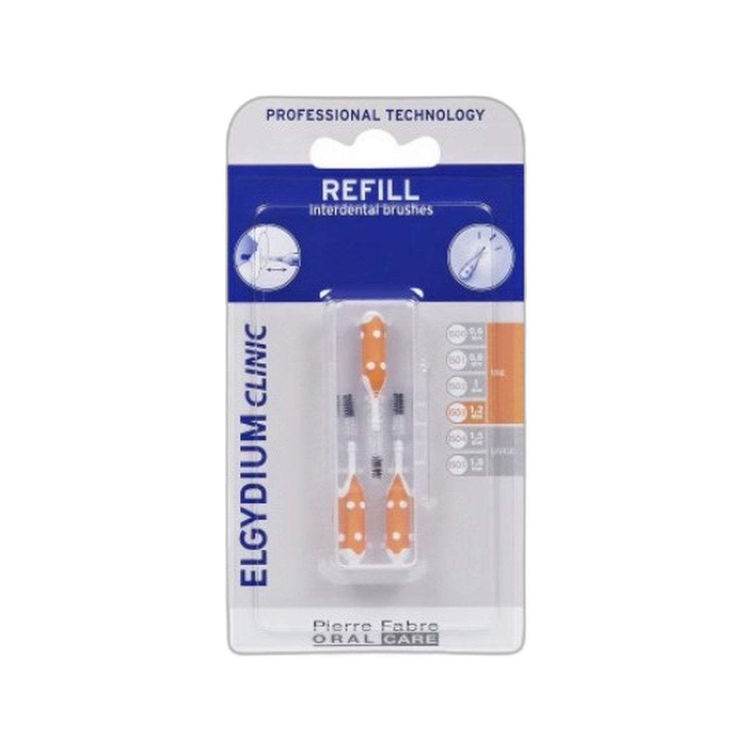 Elgydium Clinic Escovil Recarga Laranja