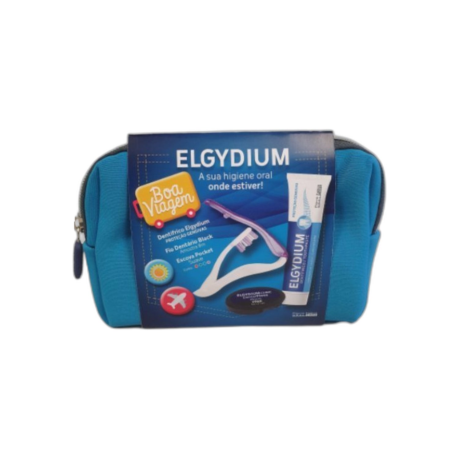 Elgydium Kit Viagem Escova Pocket S