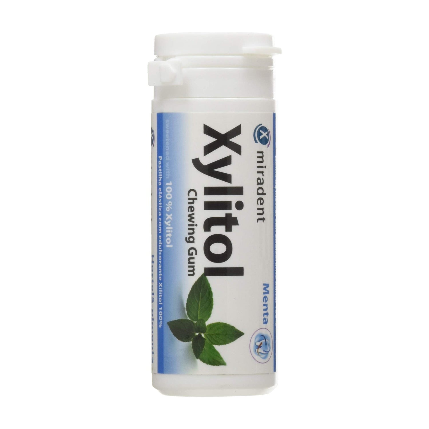 Miradent Xylitol Pastilha Elástica Menta 30 Unidades