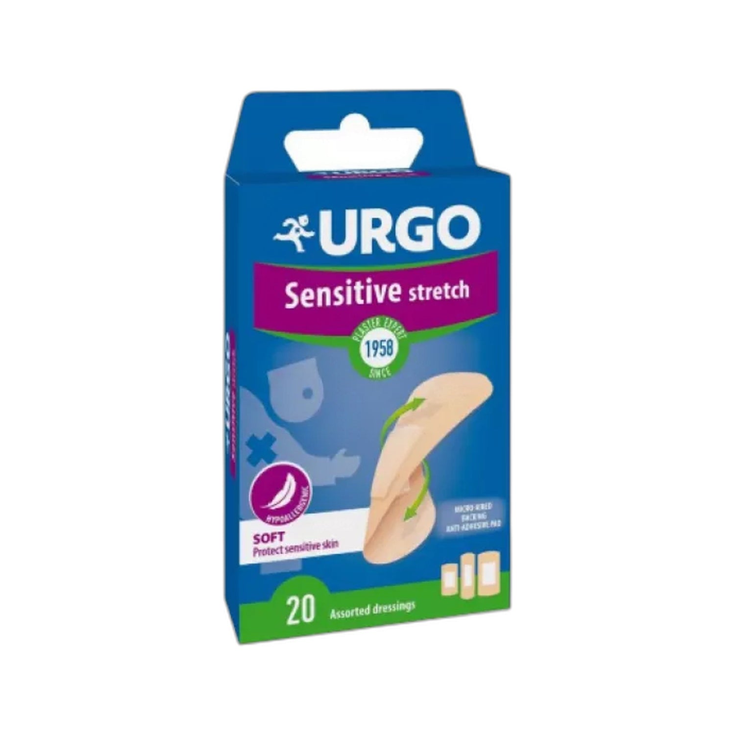 Urgo Sensitive Penso Stretch 3 Tam X20