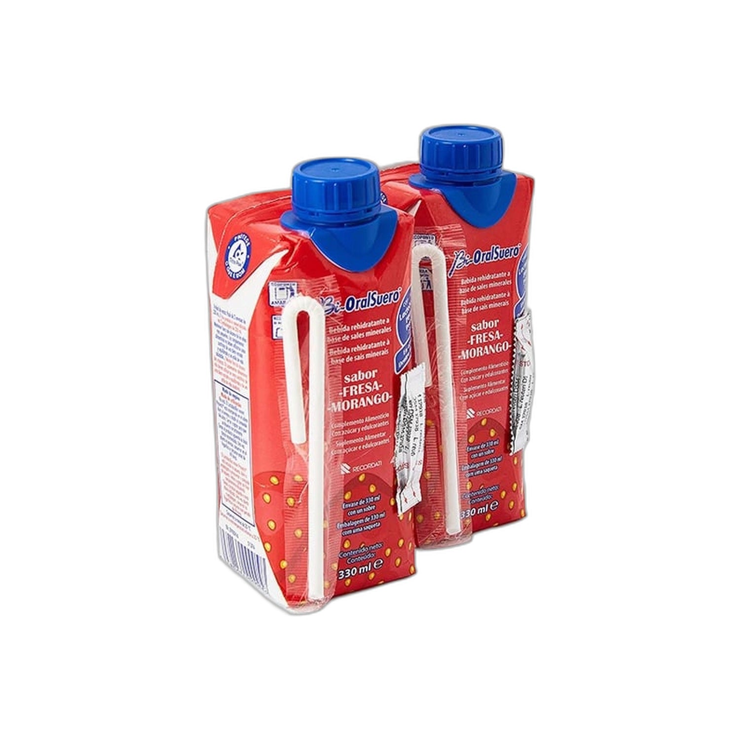 Bi-Oralsuero Morango Solução Oral 330 ml x2