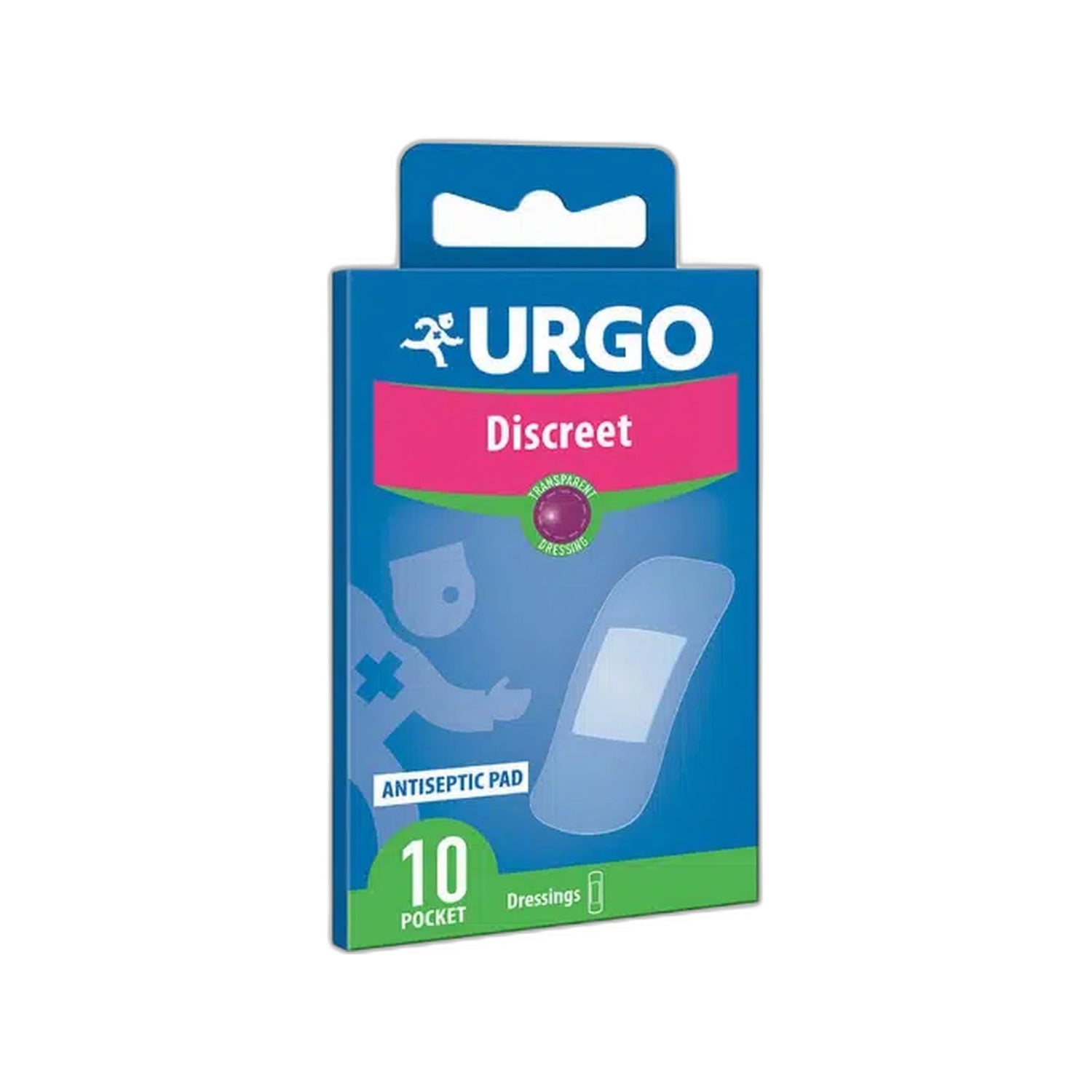 Urgo Discreet Penso 19x72mm X10