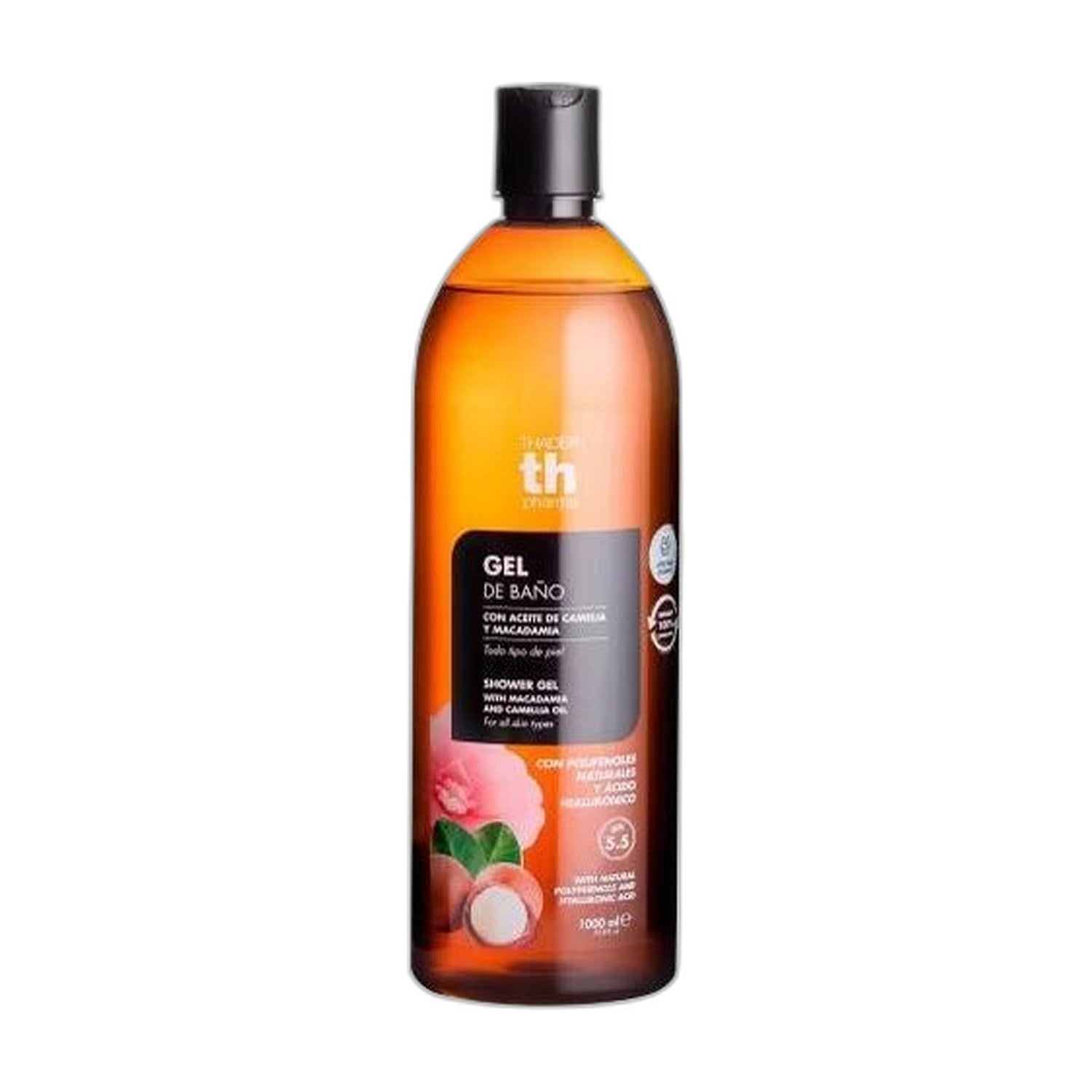Th Pharma Gel Banho Camélia Macadâmia 1000 ml
