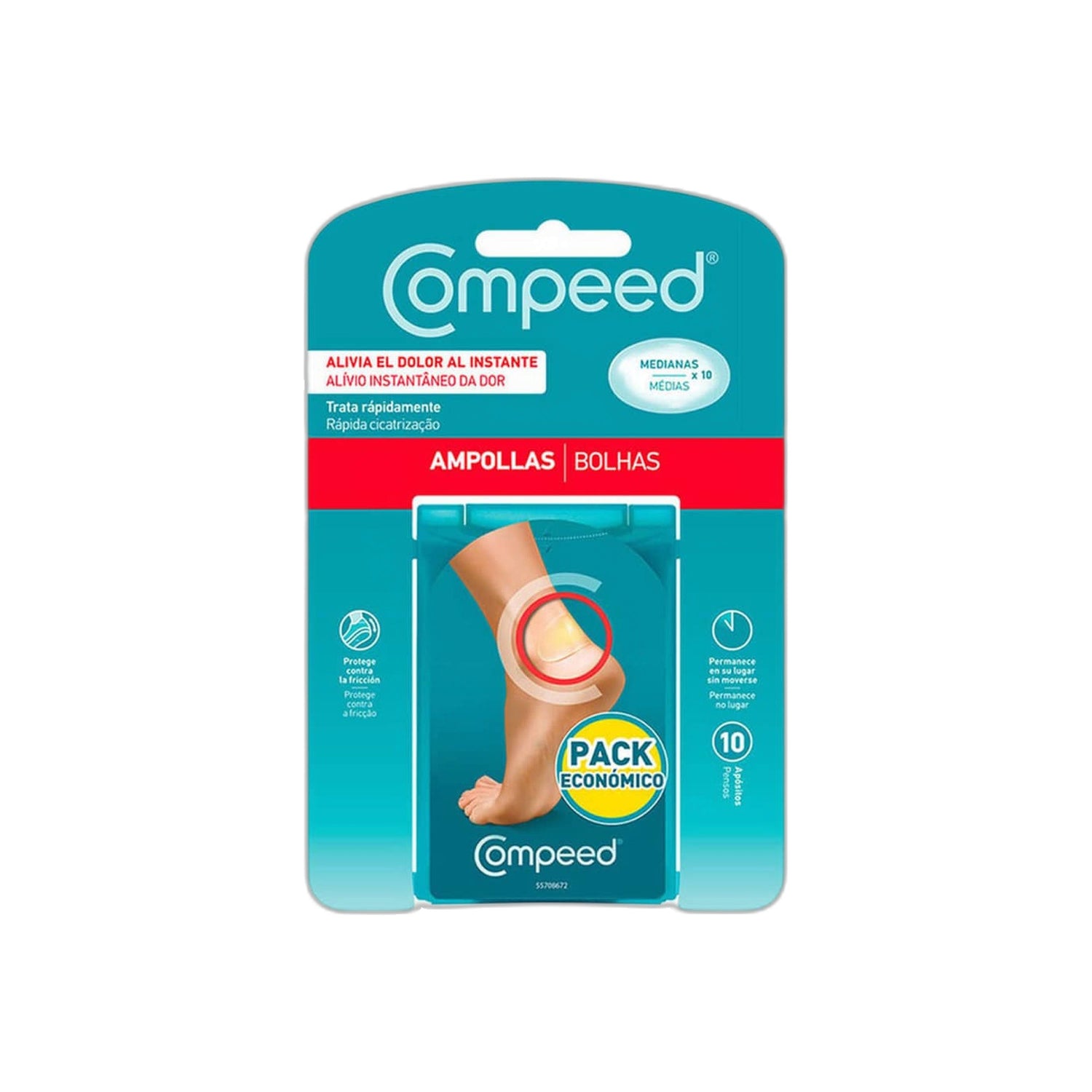 Compeed Penso Bolhas 3 Tamanhos Econ X10