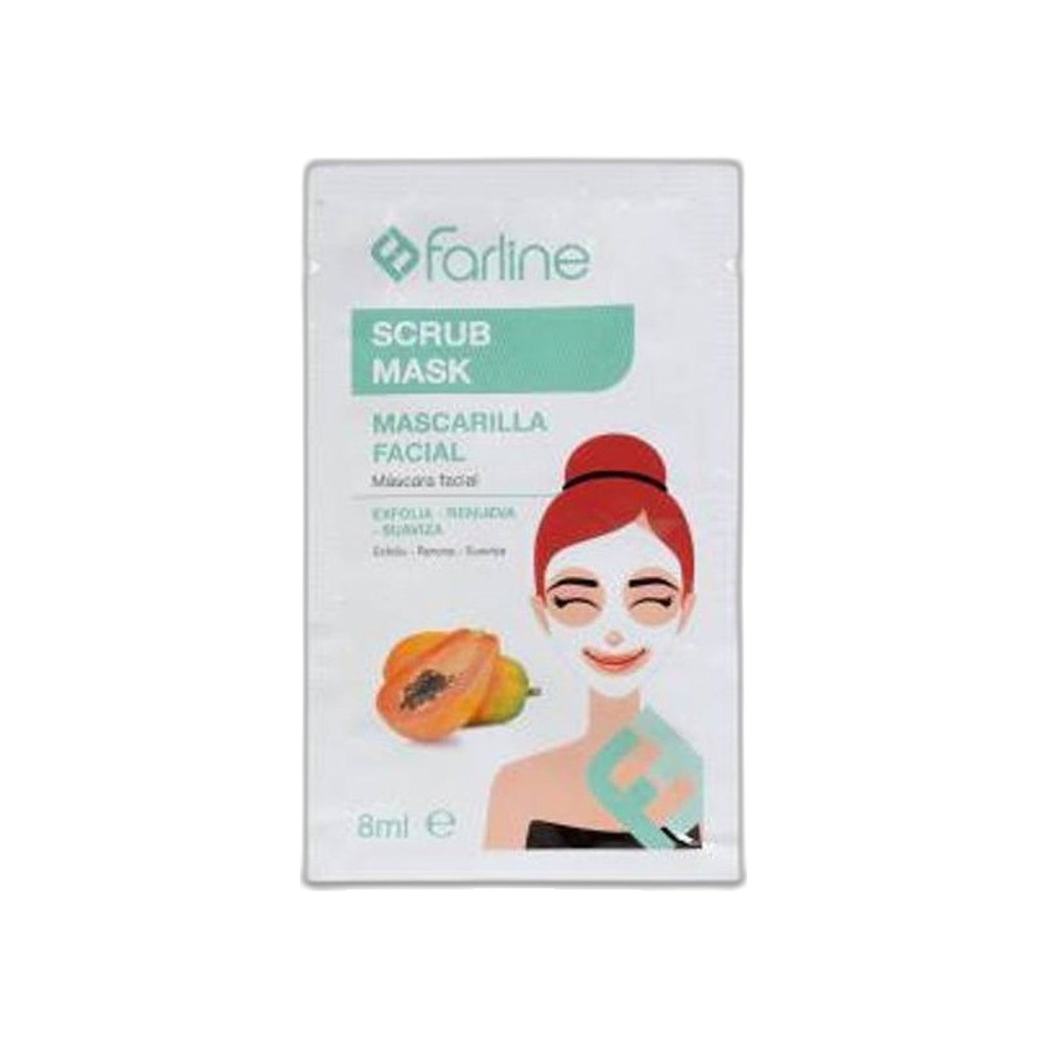 Farline Máscara Facial Scrub 8 ml