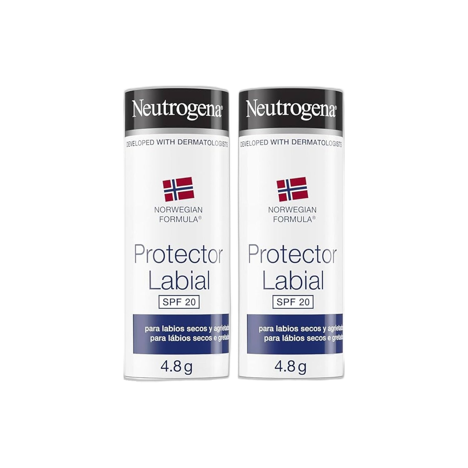 Neutrogena Lábios Stick SPF20 2 Unidades