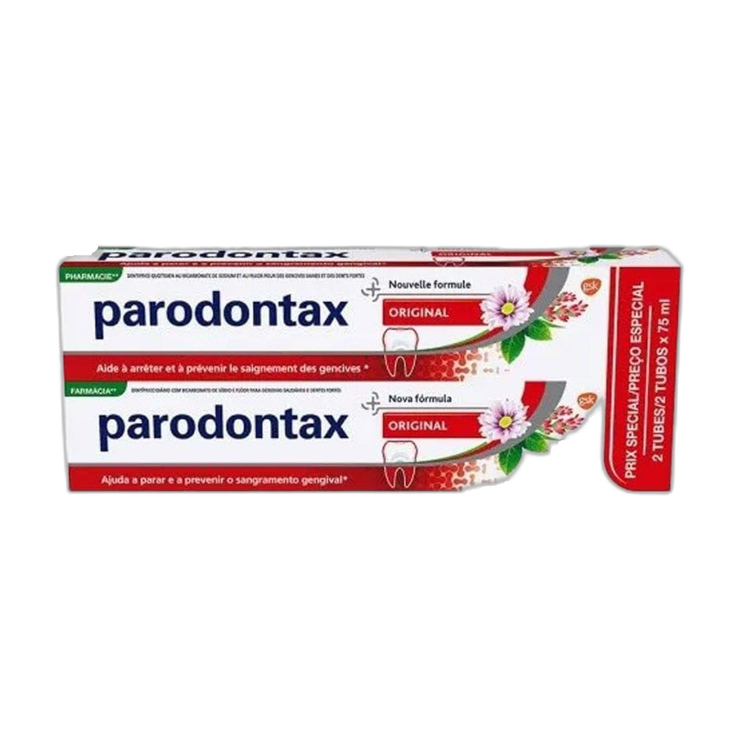 Parodontax Original Pasta Dentífrica 75 ml x 2
