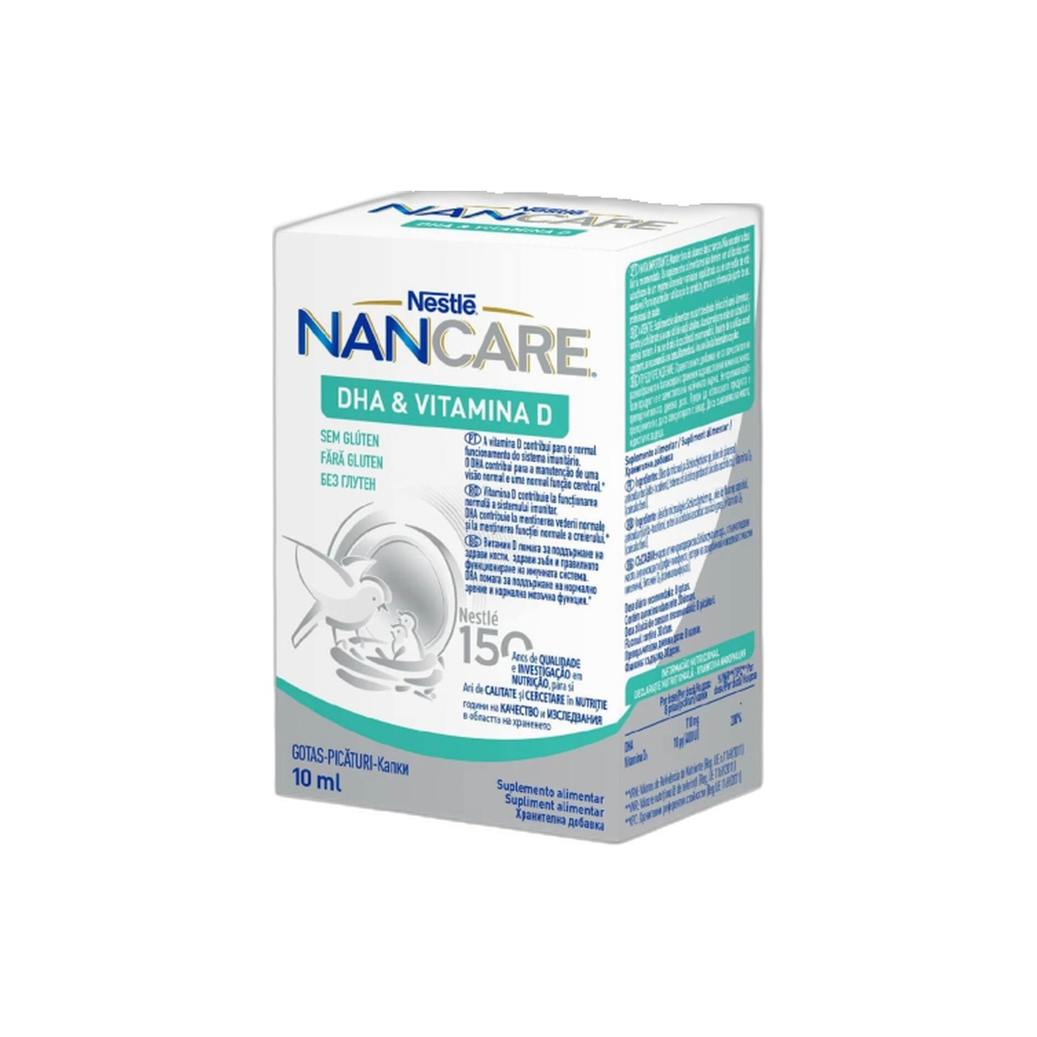 Nancare Vitamina D & DHA Gotas 10 ml