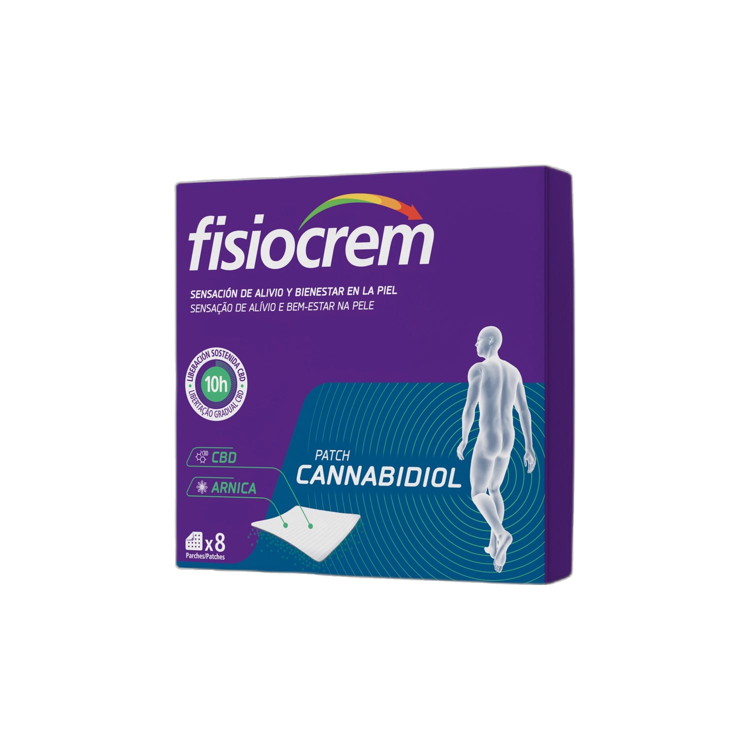 Fisiocrem Patch Cannabidiol X8