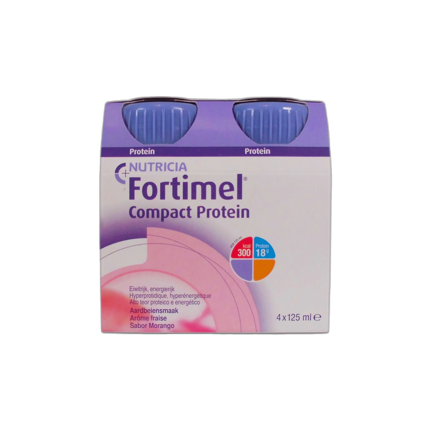 Fortimel Compact Protein Morango 125 ml x 4