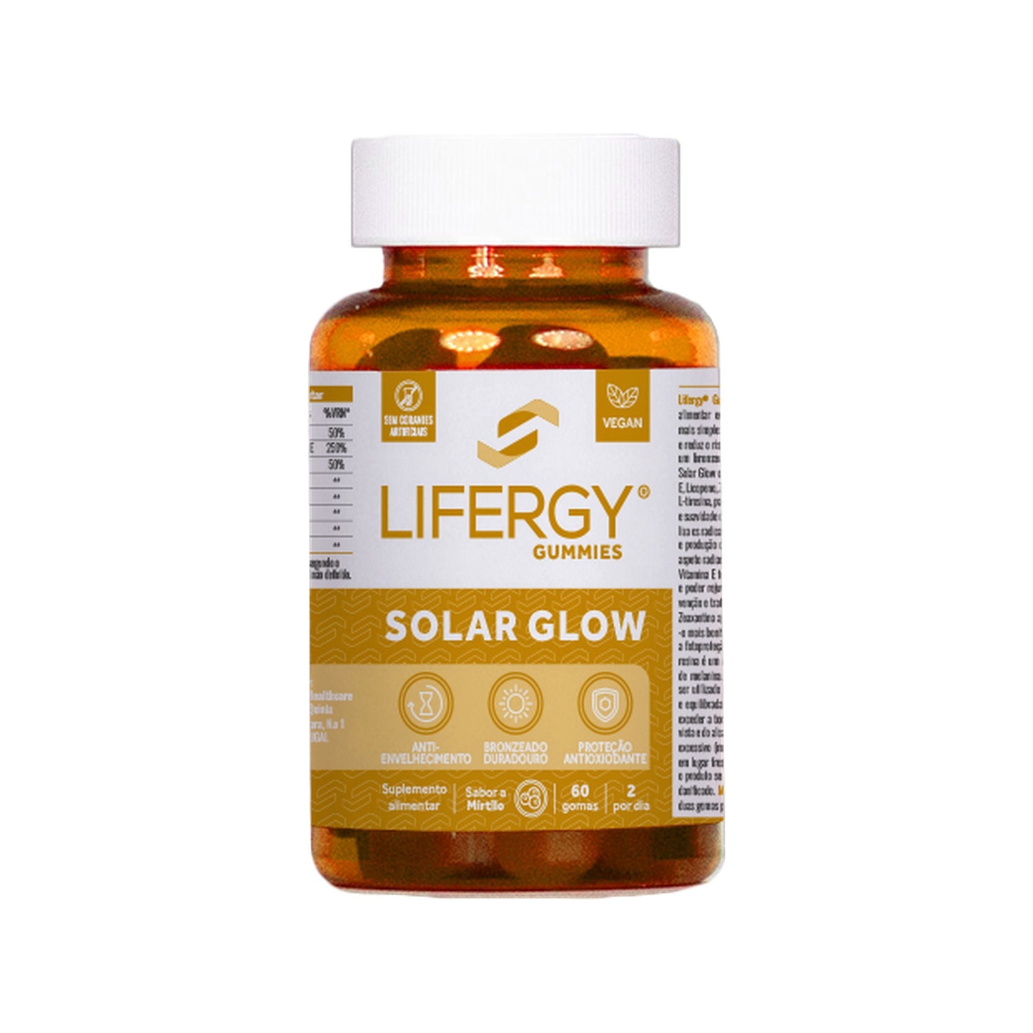 Lifergy Gummies Solar Glow Gomas 60 Unidades