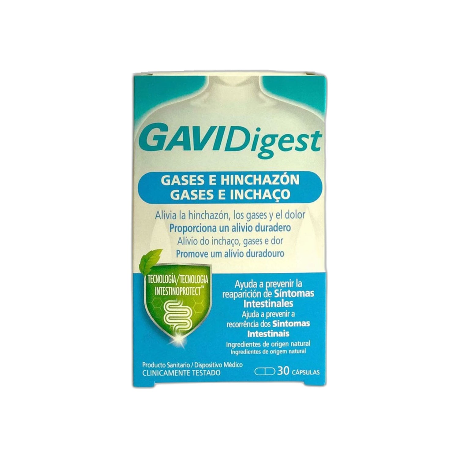 GaviDigest Gases E Inchaço 30 Cápsulas
